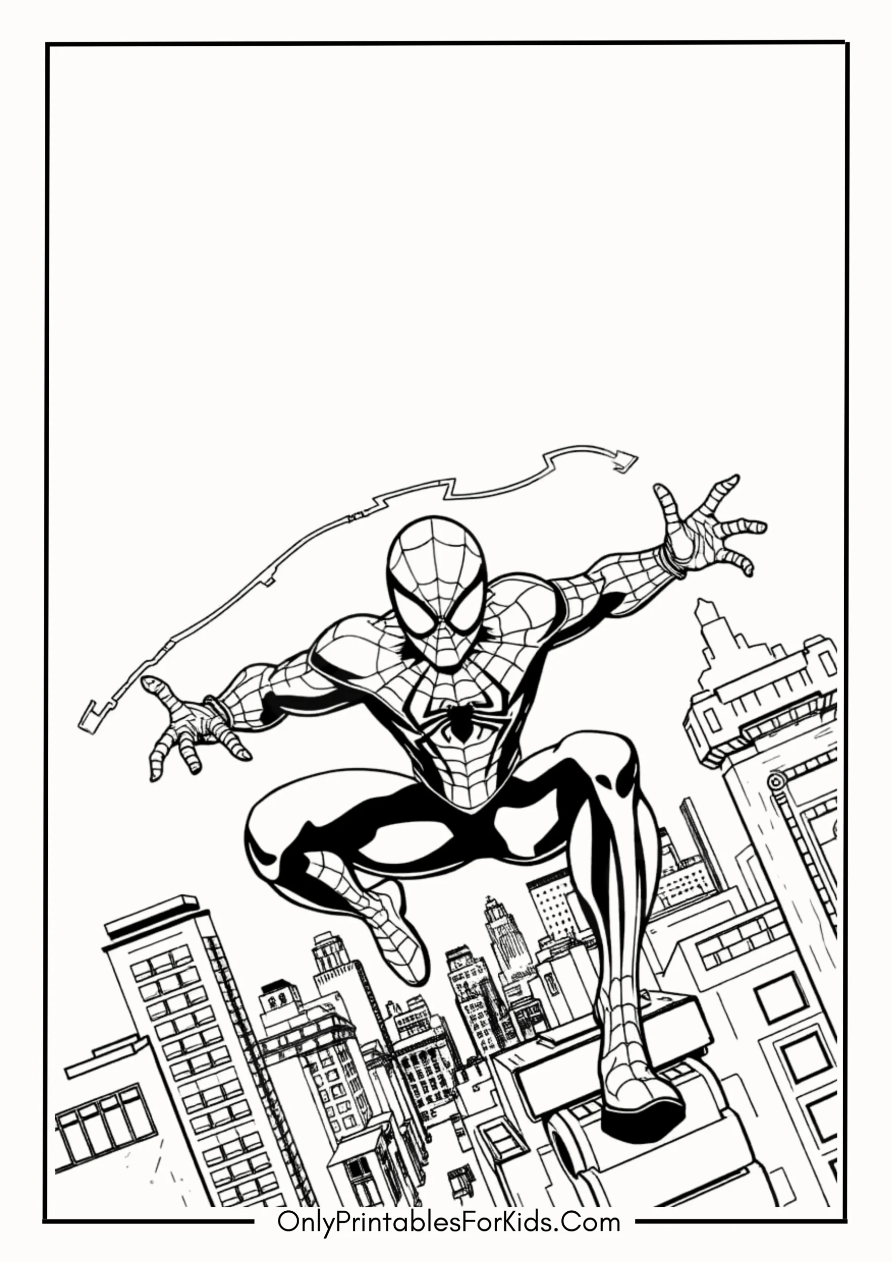 Amazing Spider-Man Coloring Page