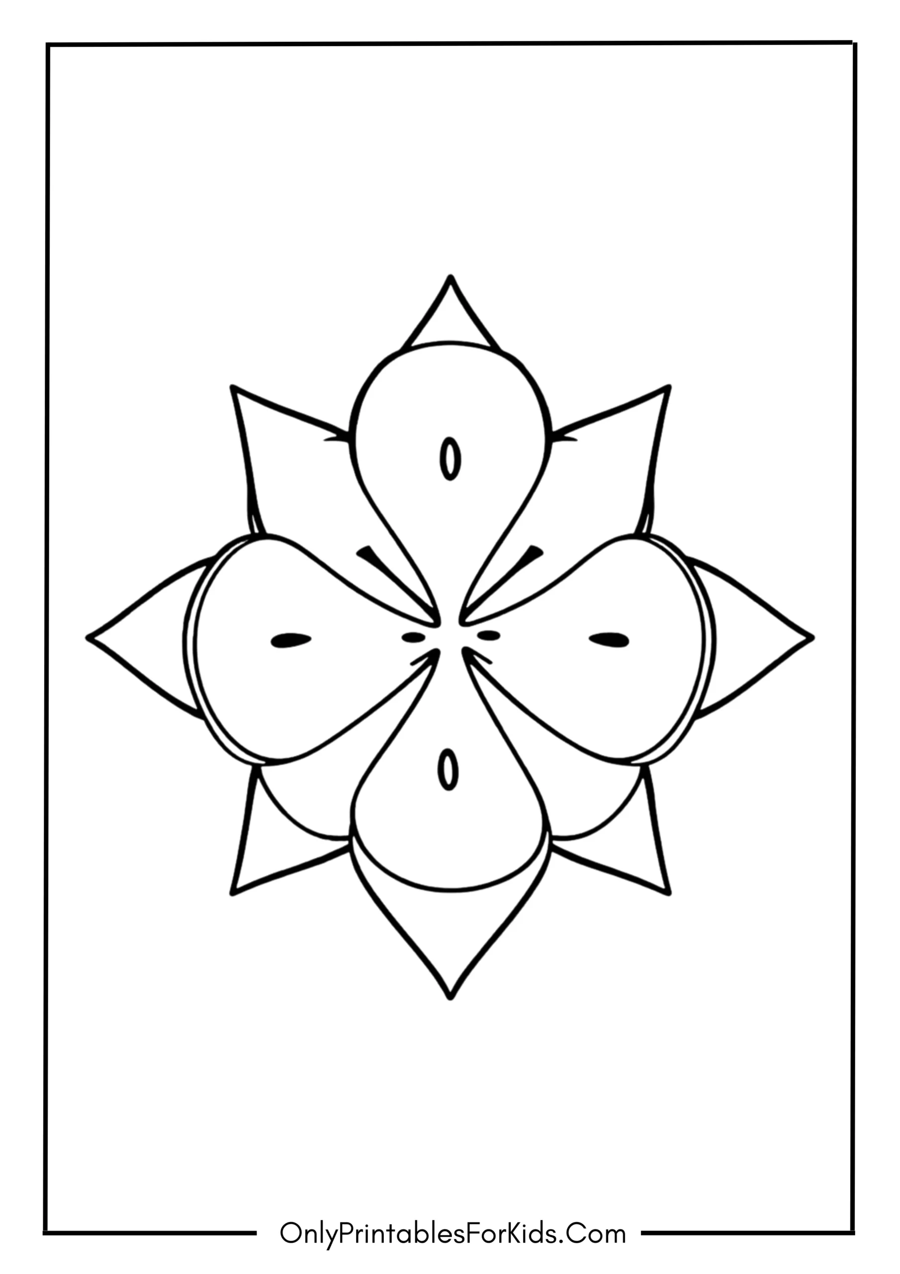 Apple Slices in a Star Shape scaled