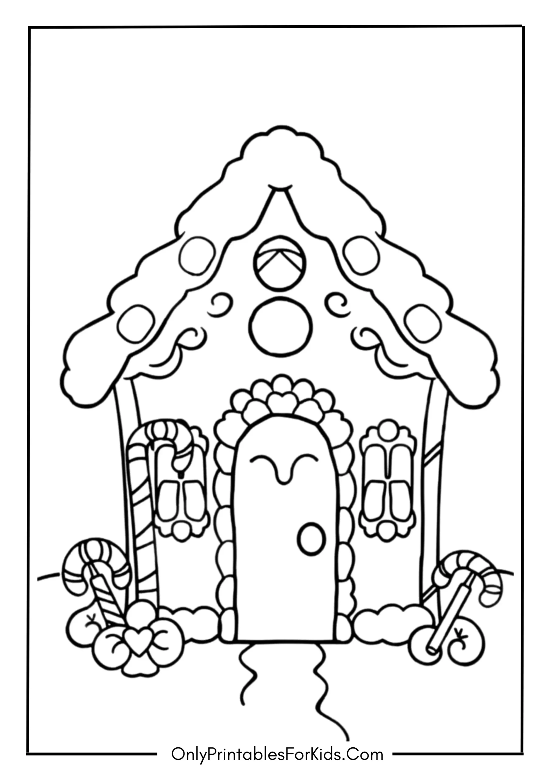 Candy Cane Gingerbread House 1 scaled