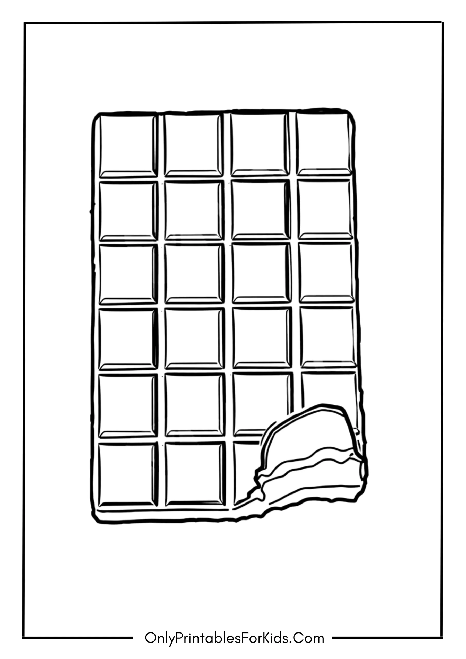 Chocolate Bar with a Bite