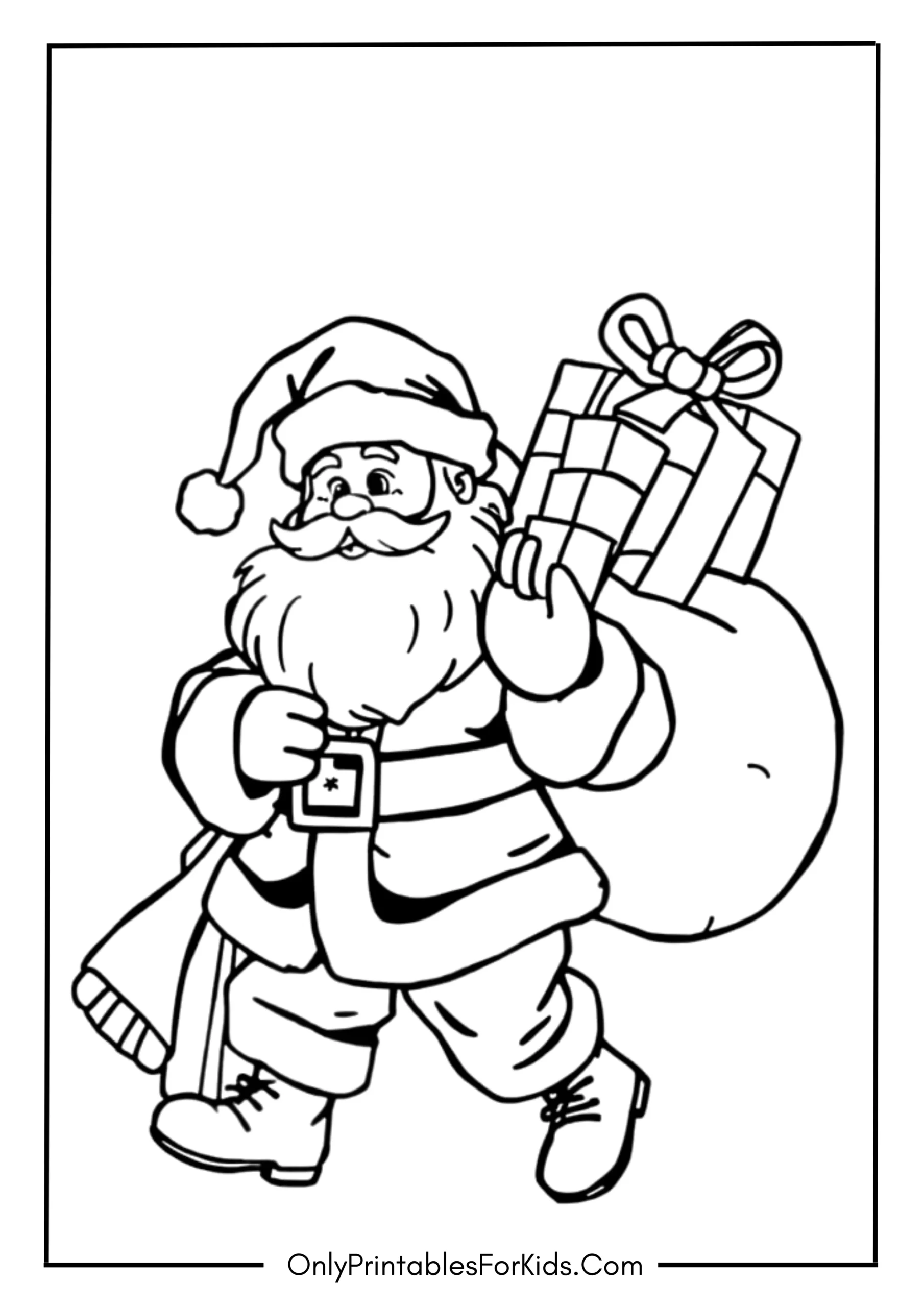Christmas Santa Claus Coloring Pages