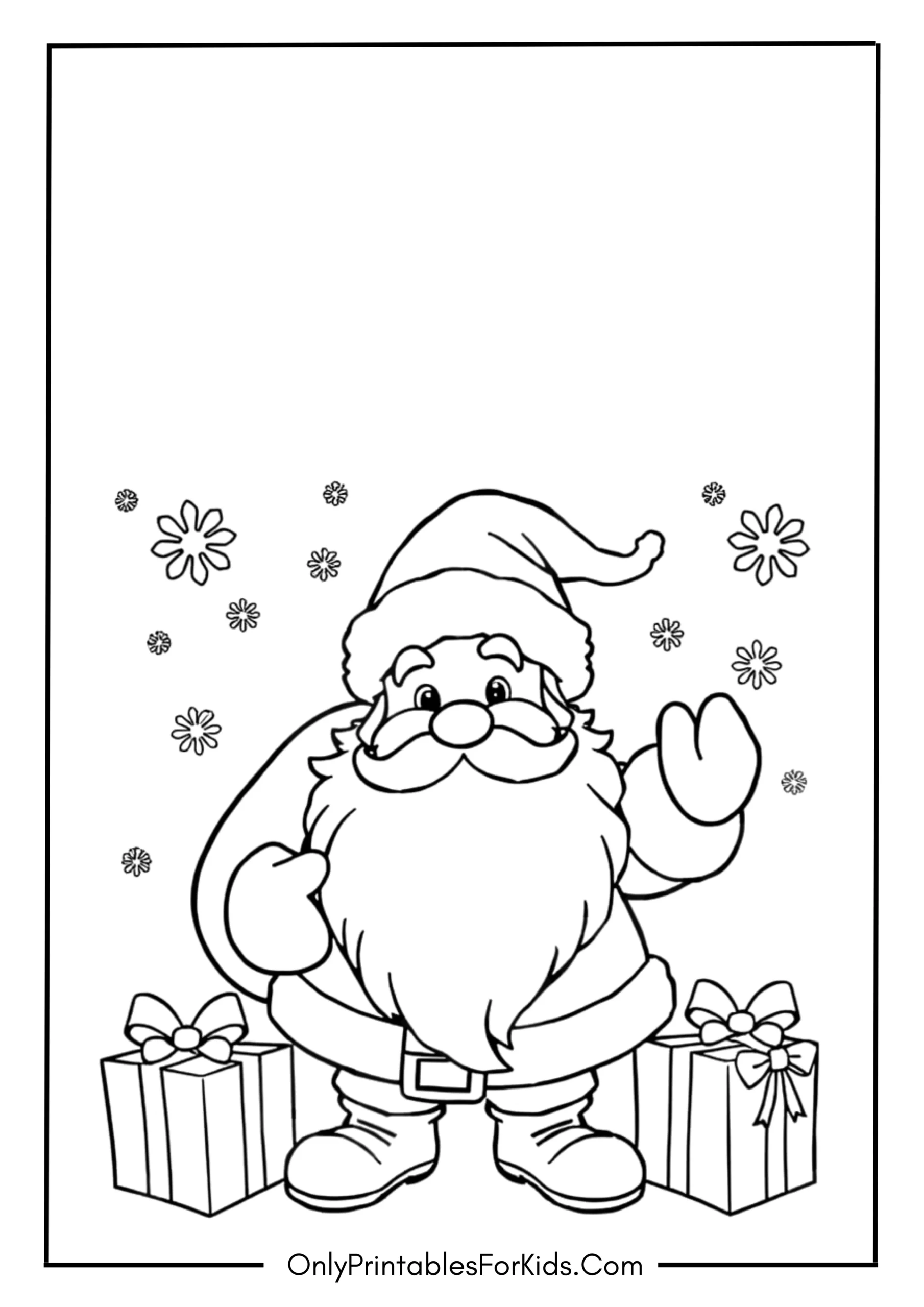 Christmas Santa Claus Coloring Pages