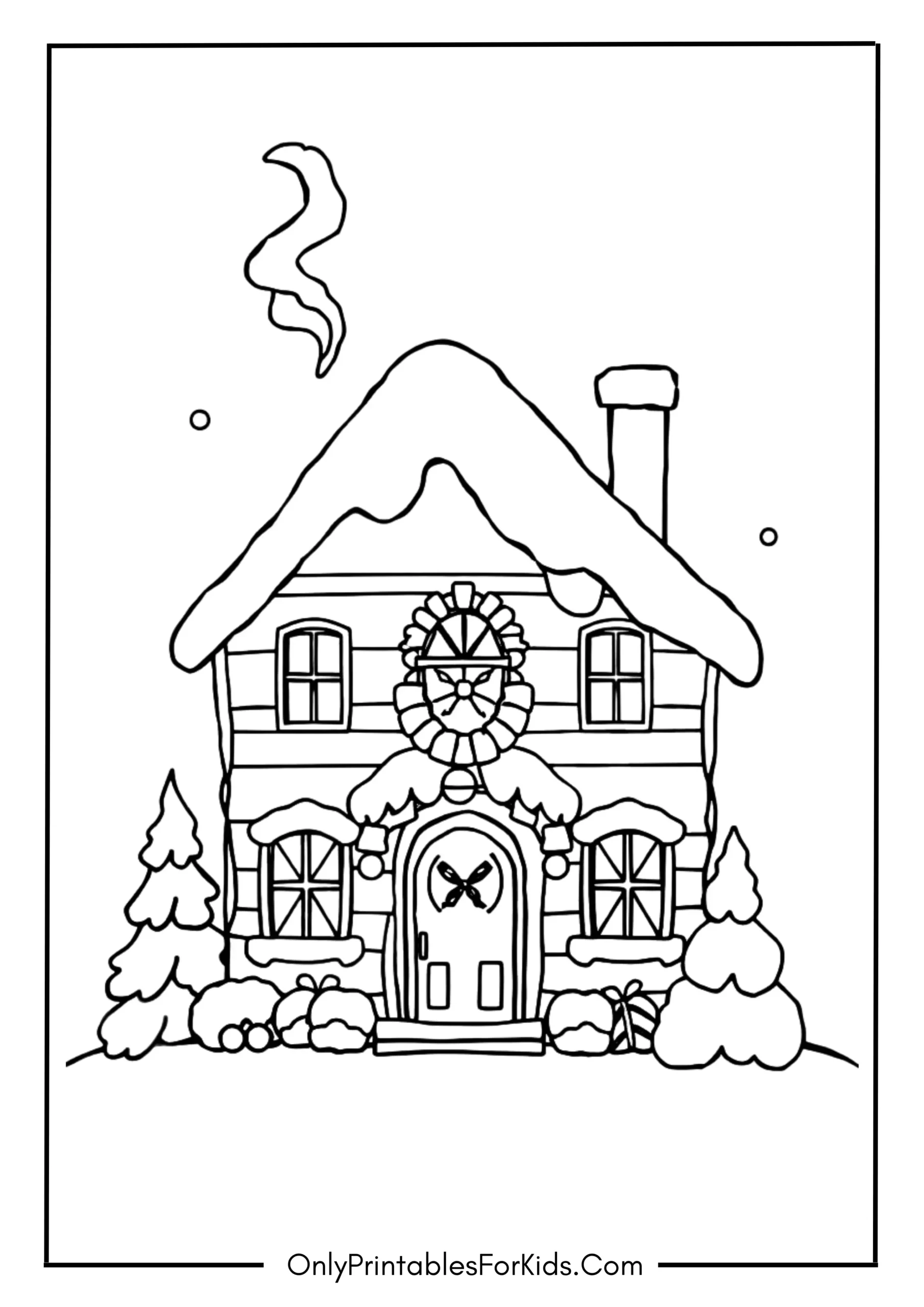 Cozy Snowy Christmas House 1 scaled