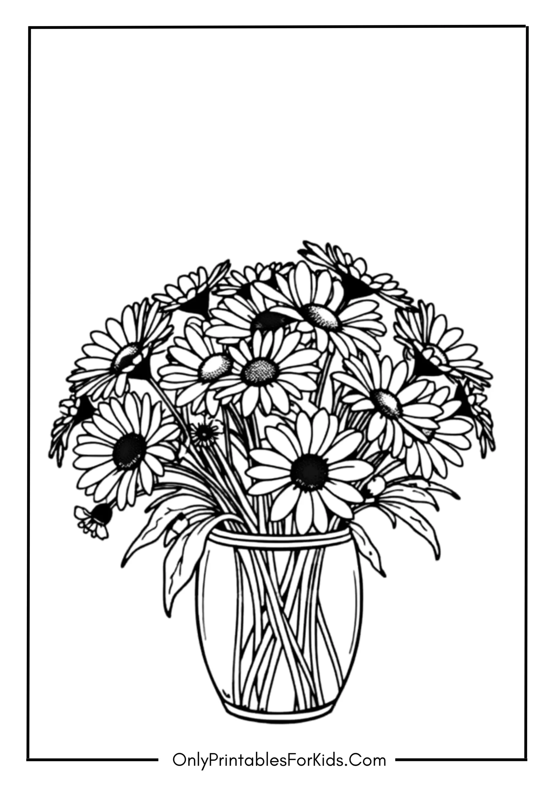 Daisy Bouquet in a Vase