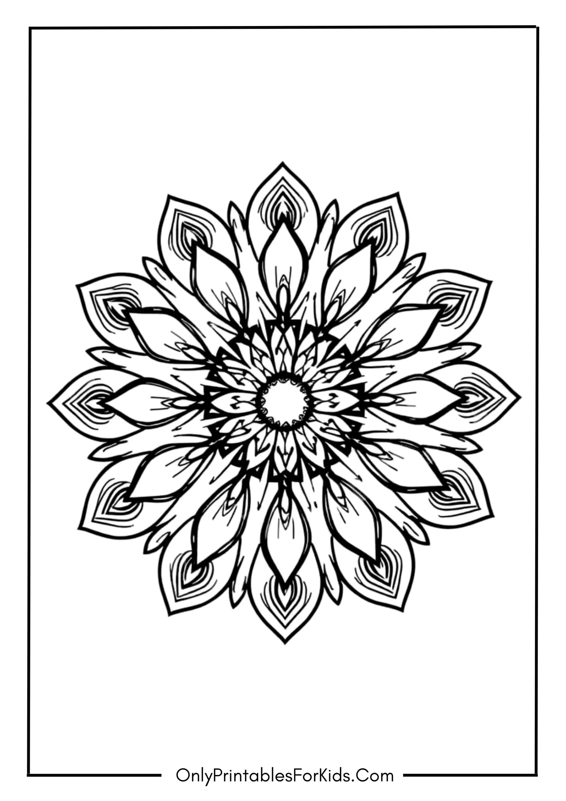 Daisy Mandala Design