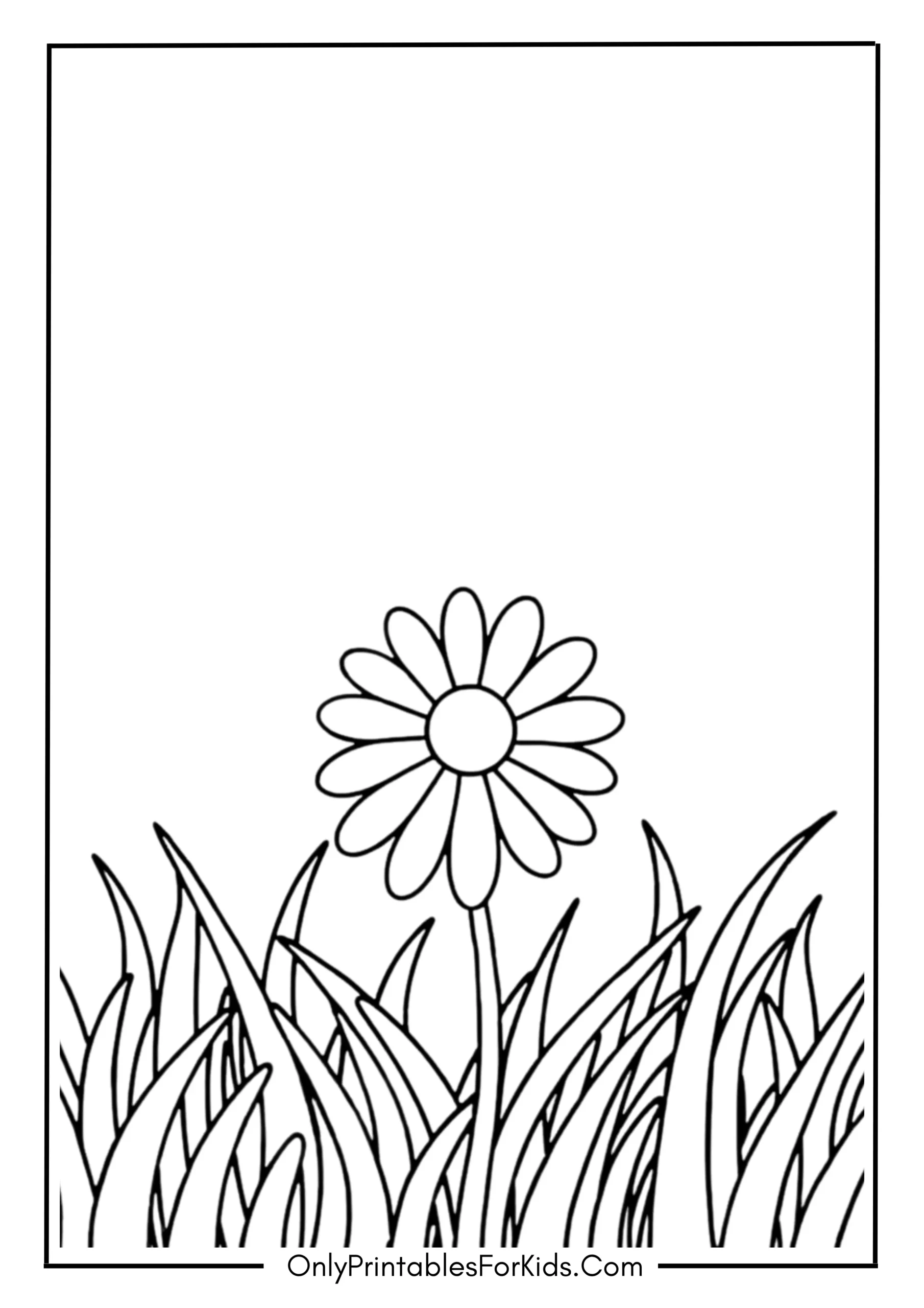 Daisy in a Wavy Meadow