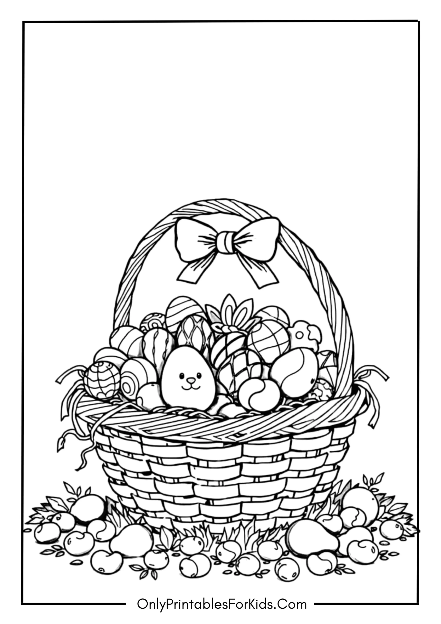 Easter Basket Full of Candy