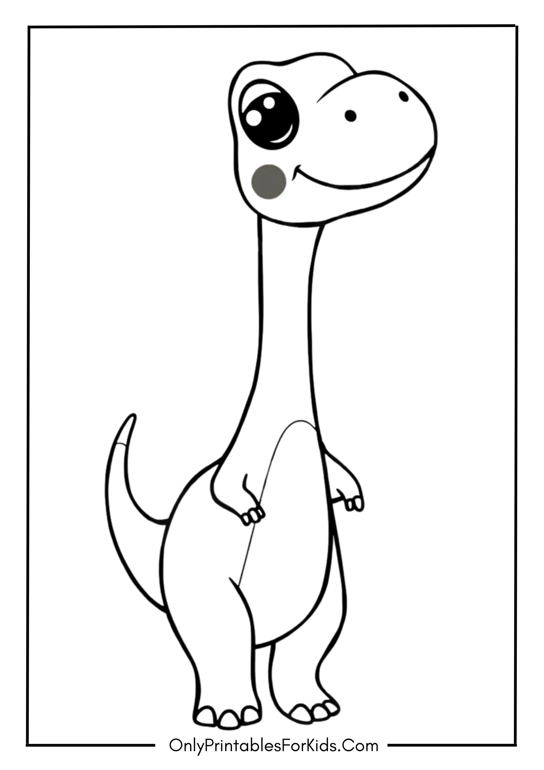 Elasmosaurus Coloring Page