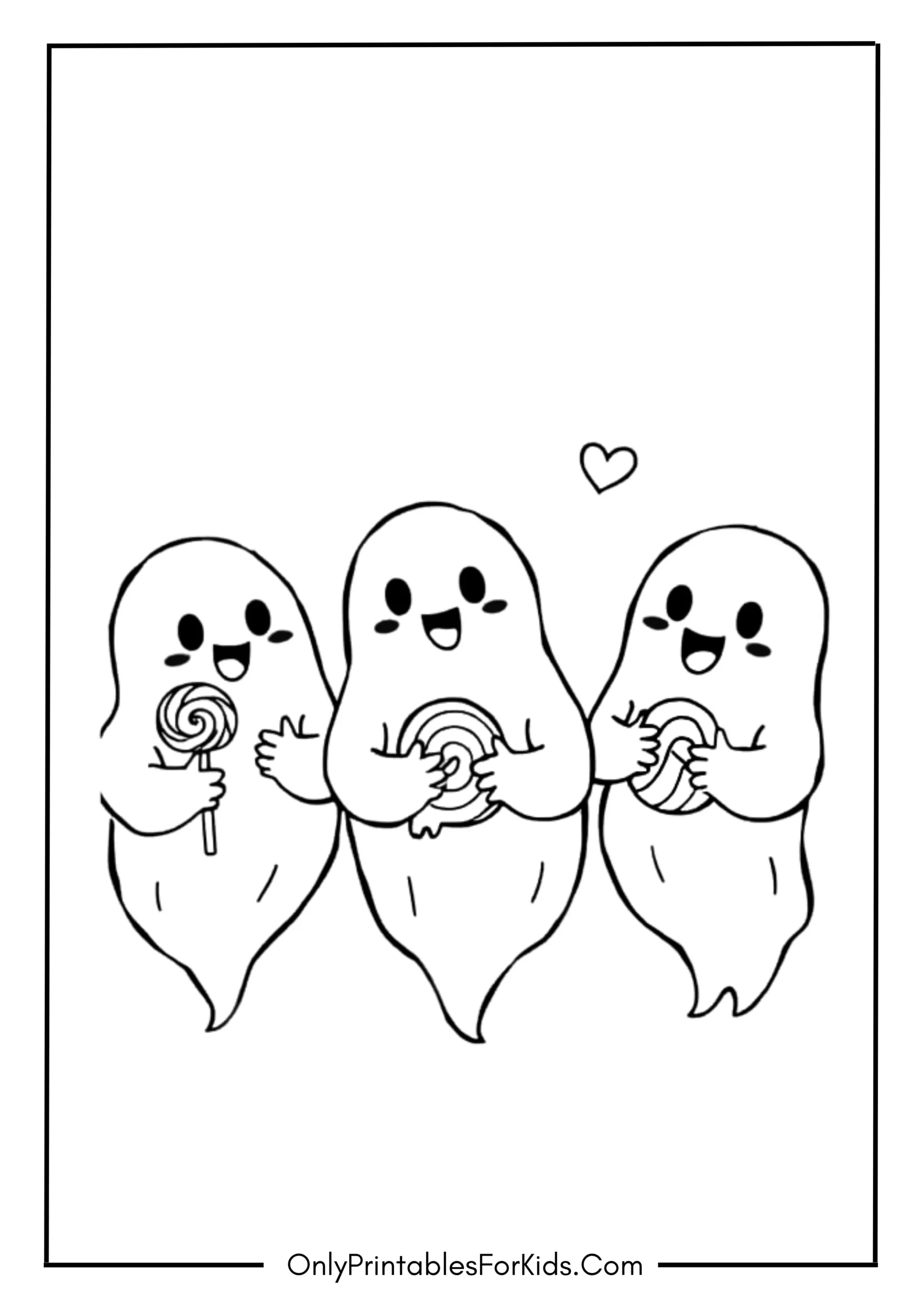 Floating Candy Ghosts