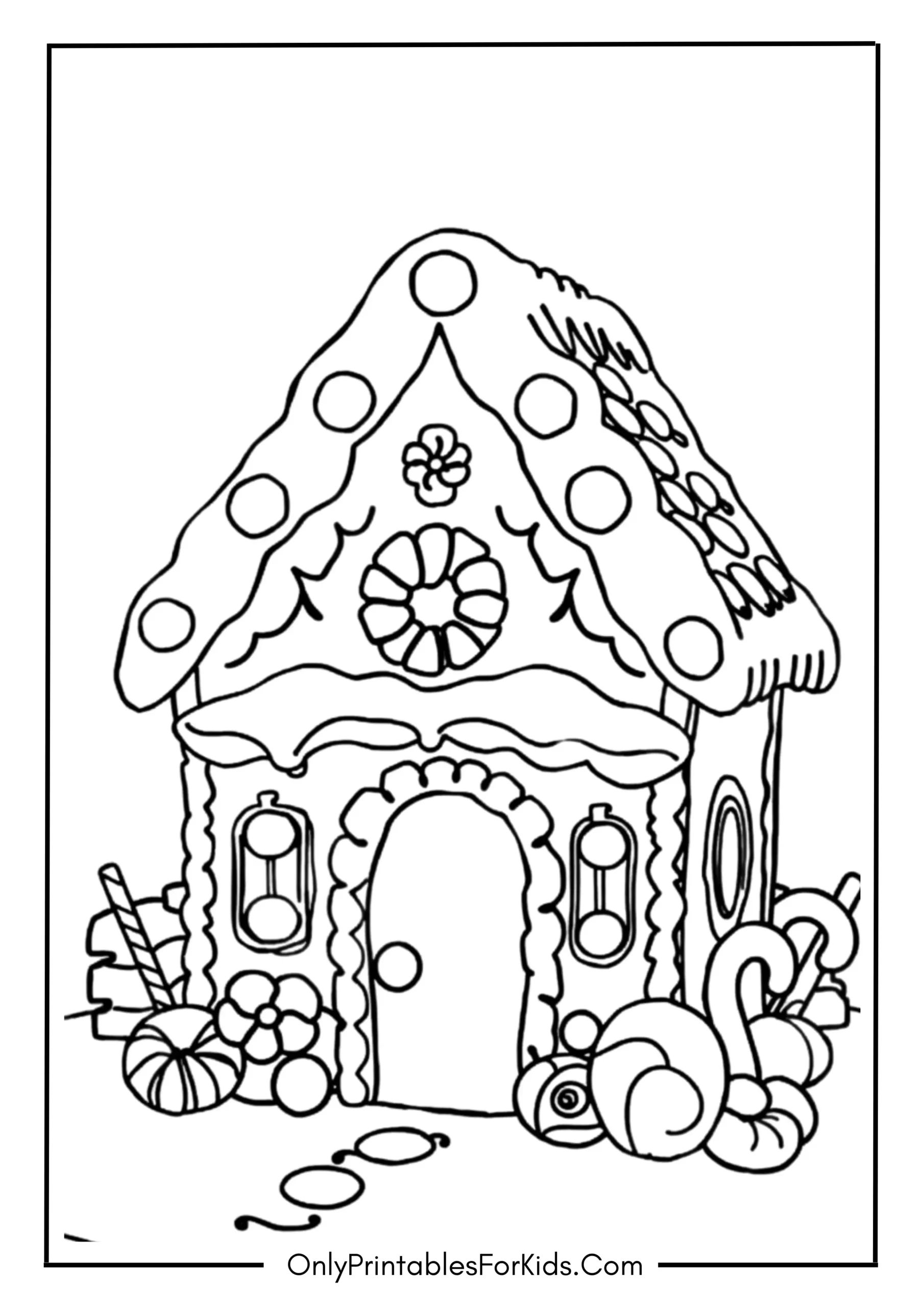 Gingerbread Style Christmas House scaled