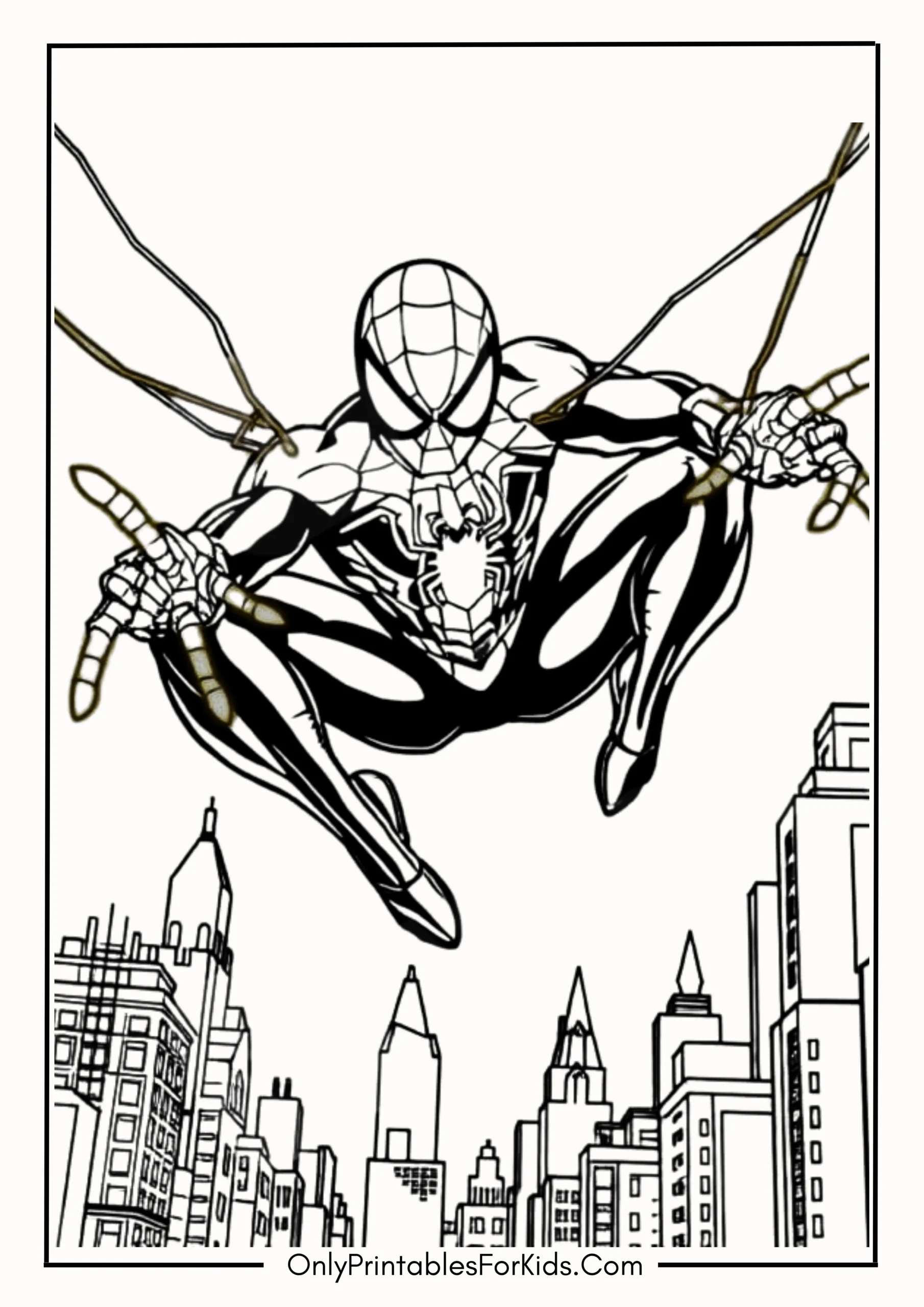 Iron Spider Coloring Page
