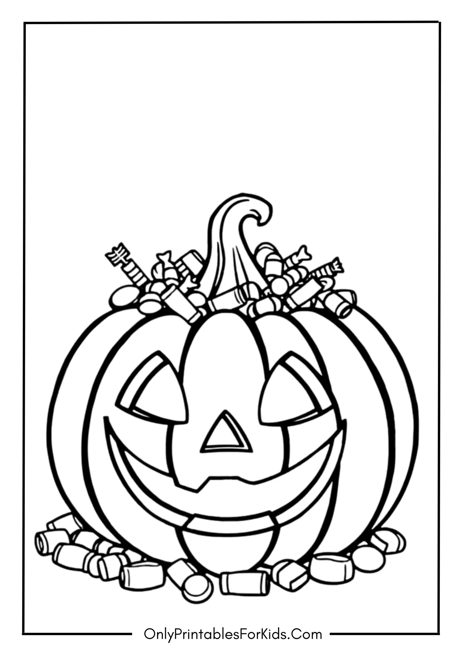 Jack-O’-Lantern Candy Stash