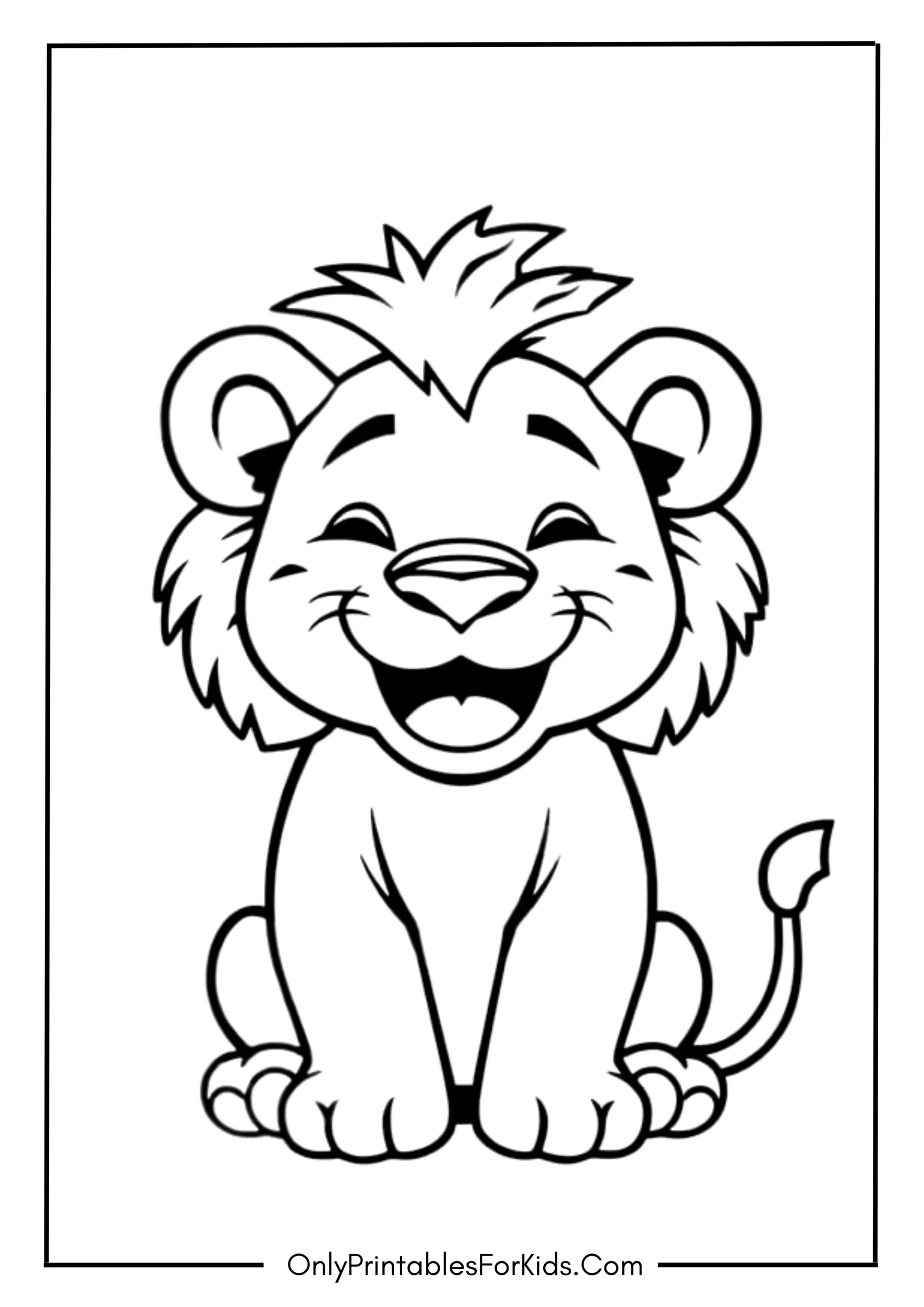 Little Lion Cub With A Big Grin