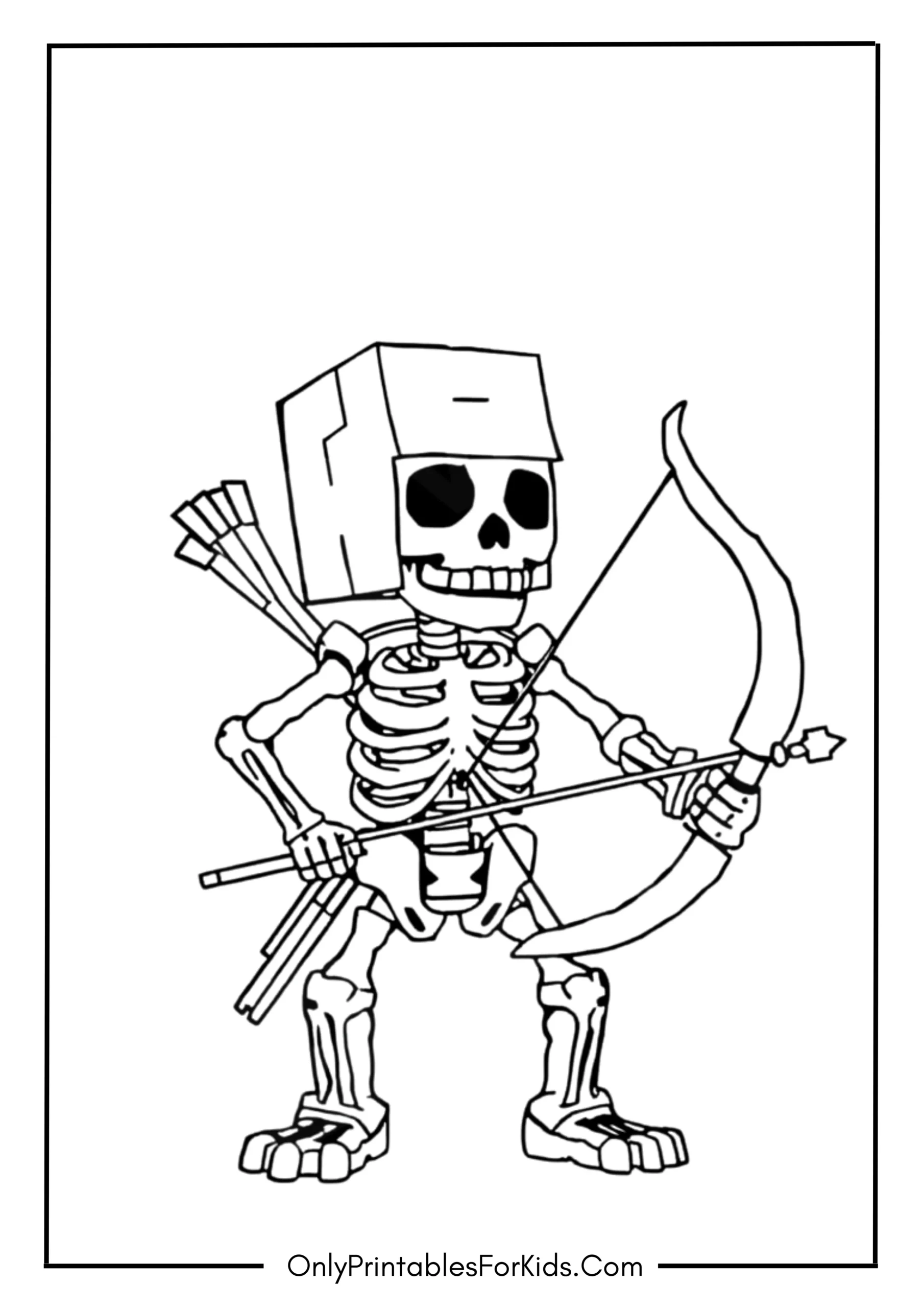 Minecraft Alex Blaze Coloring Page