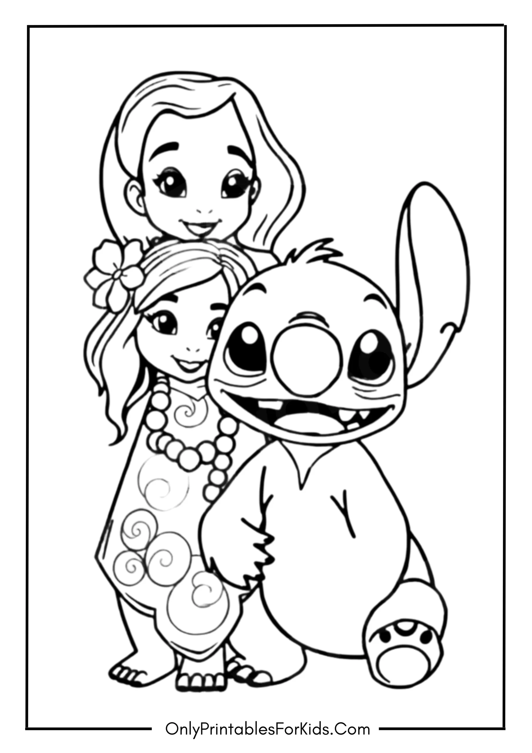 Nani Pelekai Coloring Page