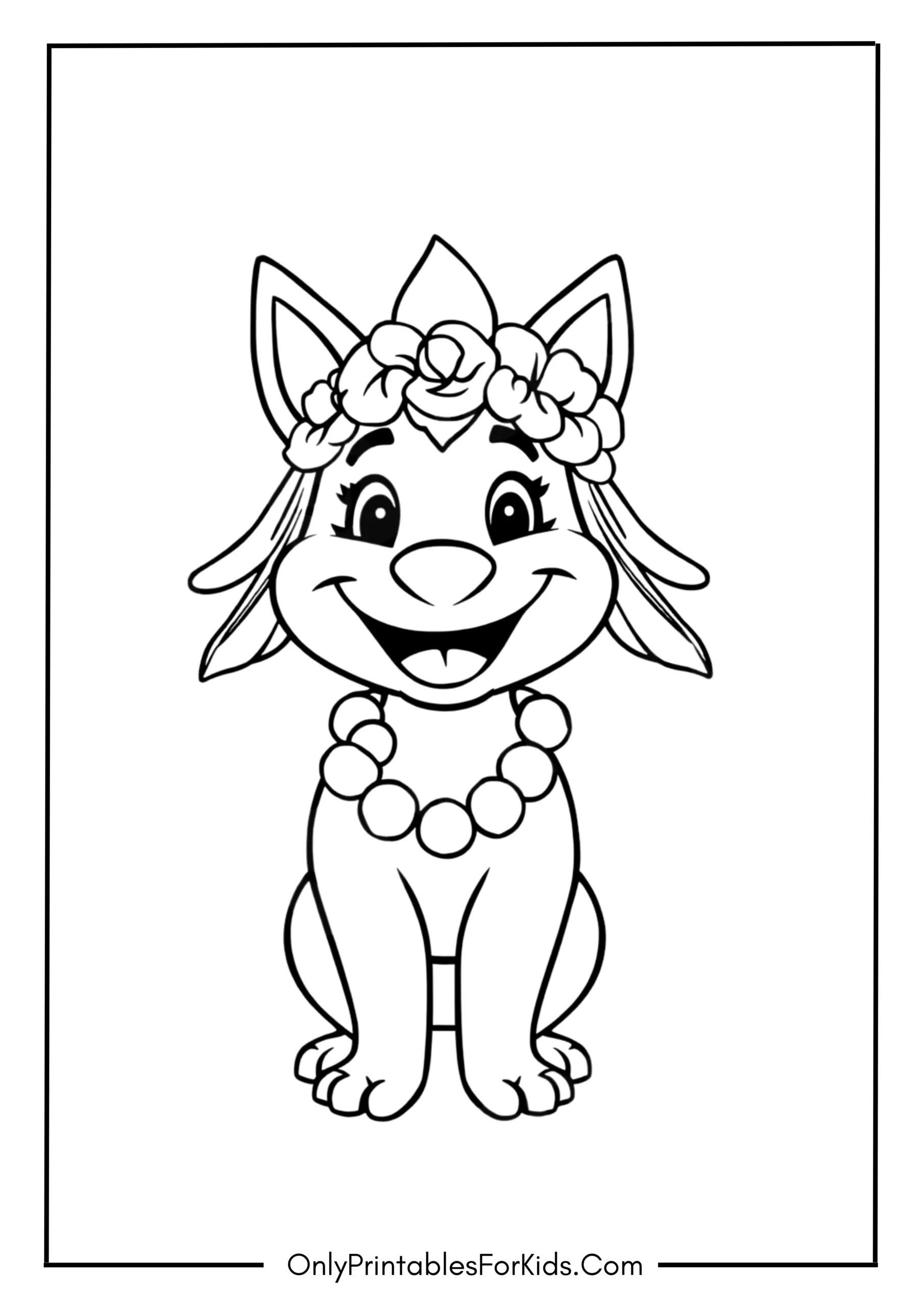 Nani Pelekai Coloring Page