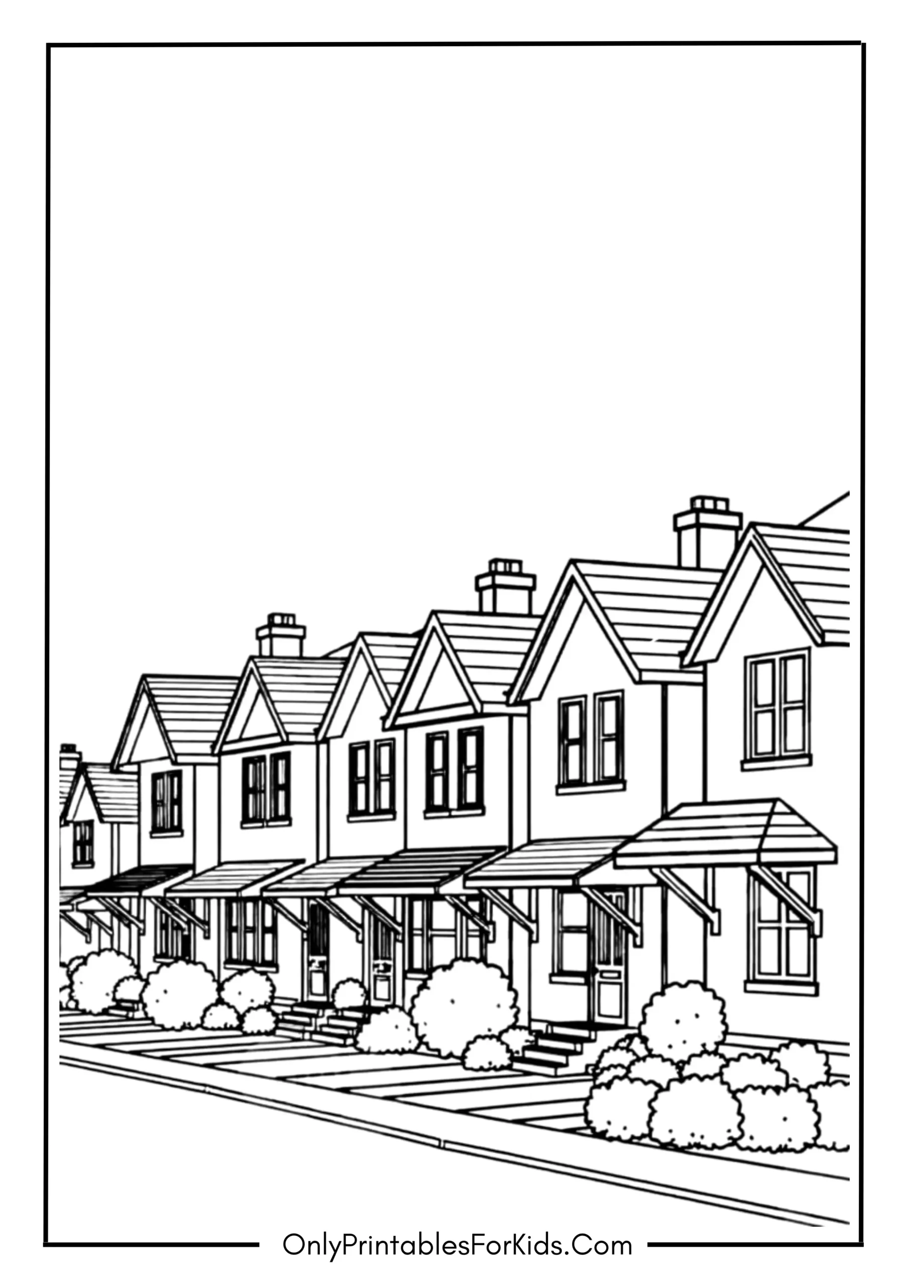 Neighborhood Street of Houses scaled