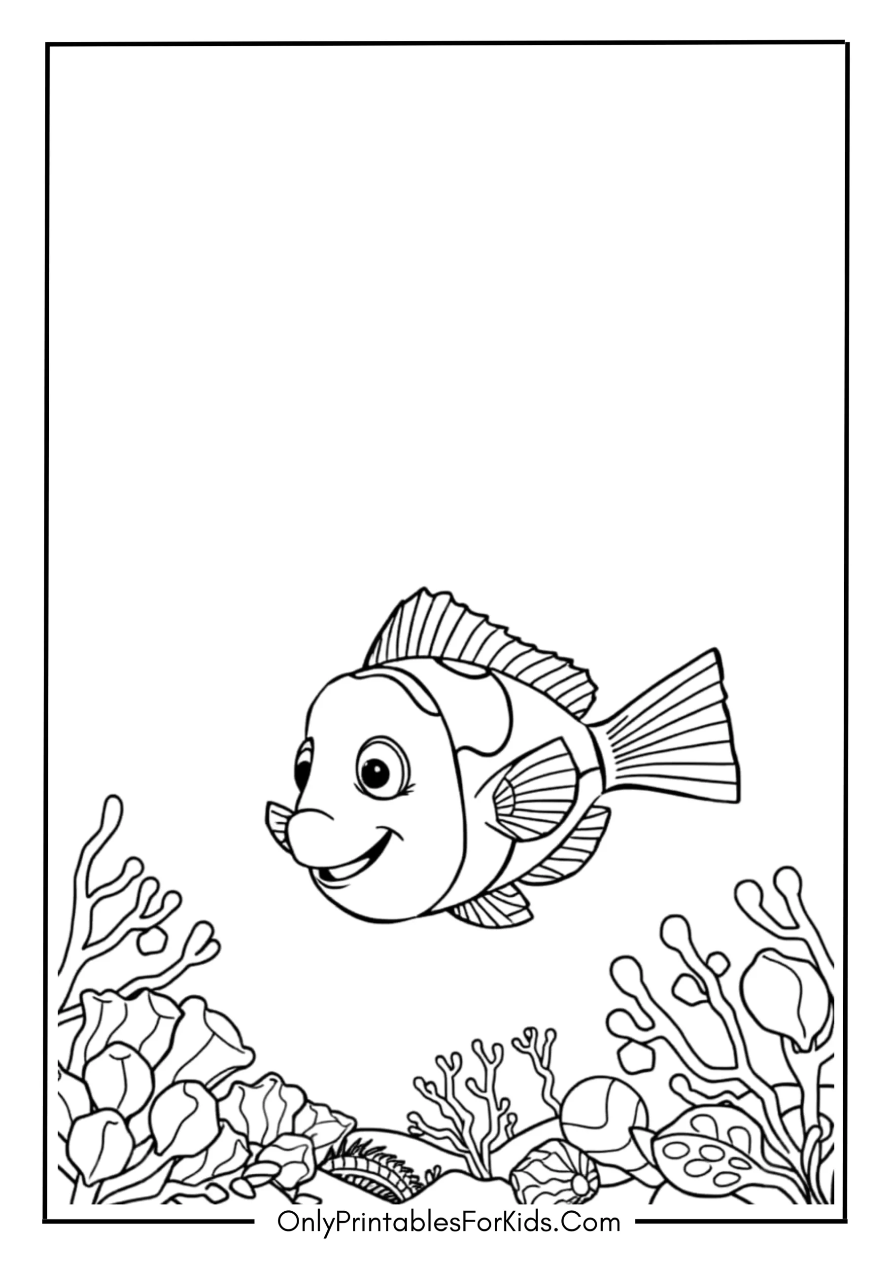 Nemo Swimming by the Shore