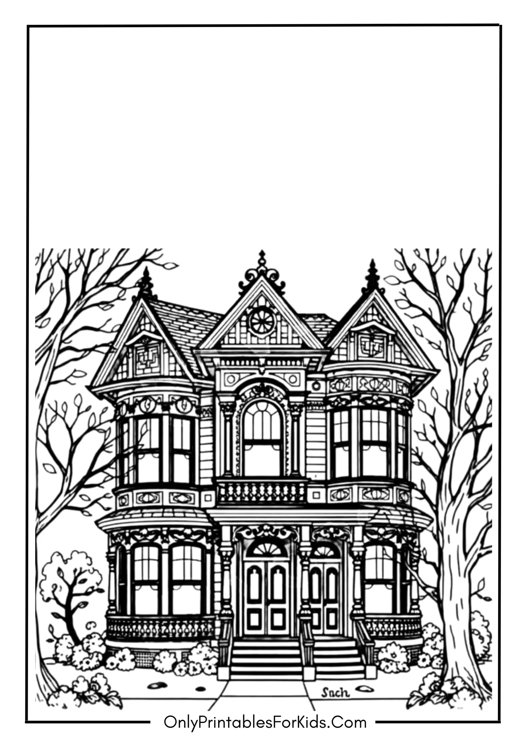 Painted Lady Victorian scaled