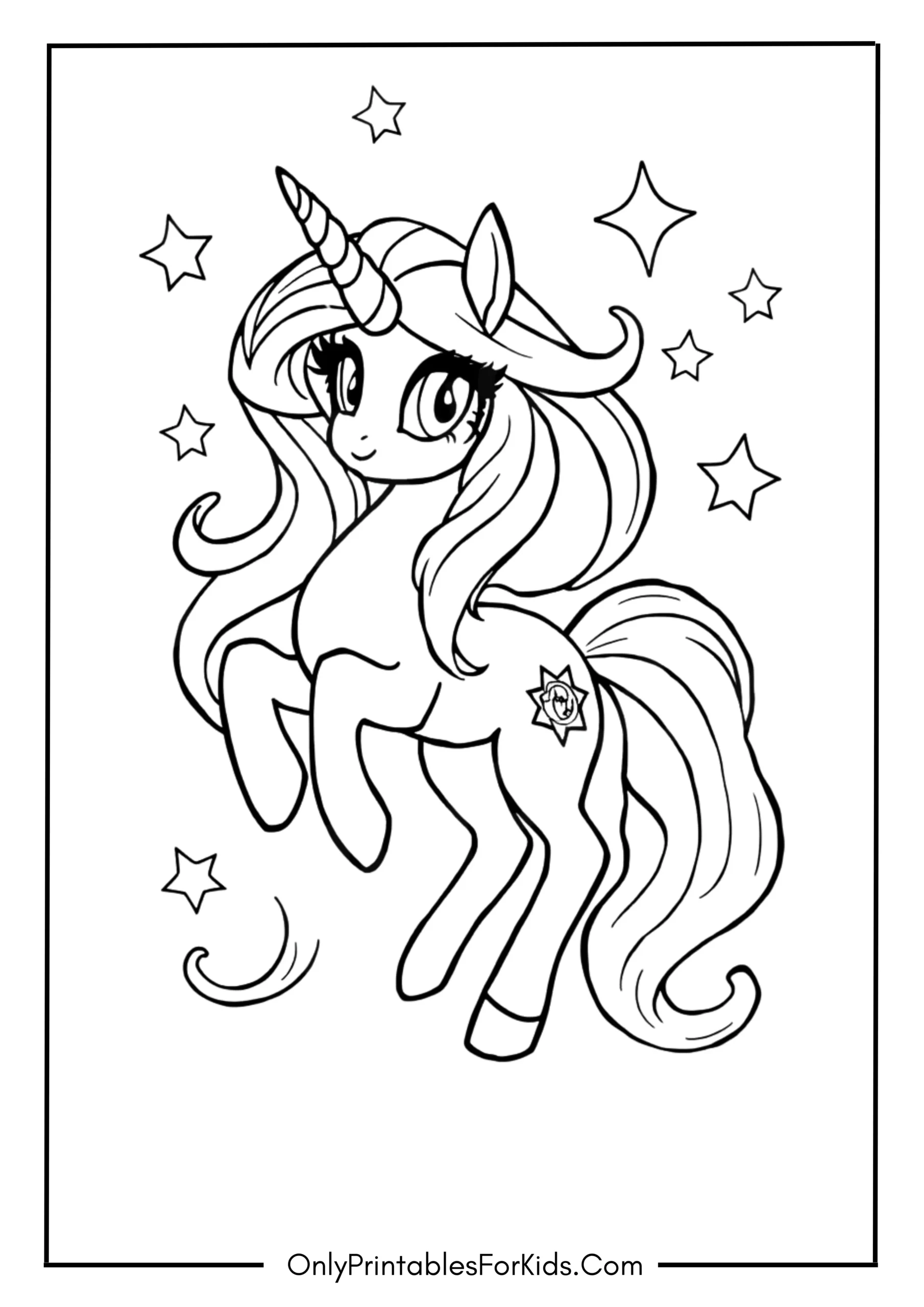 Princess Luna Coloring Page scaled