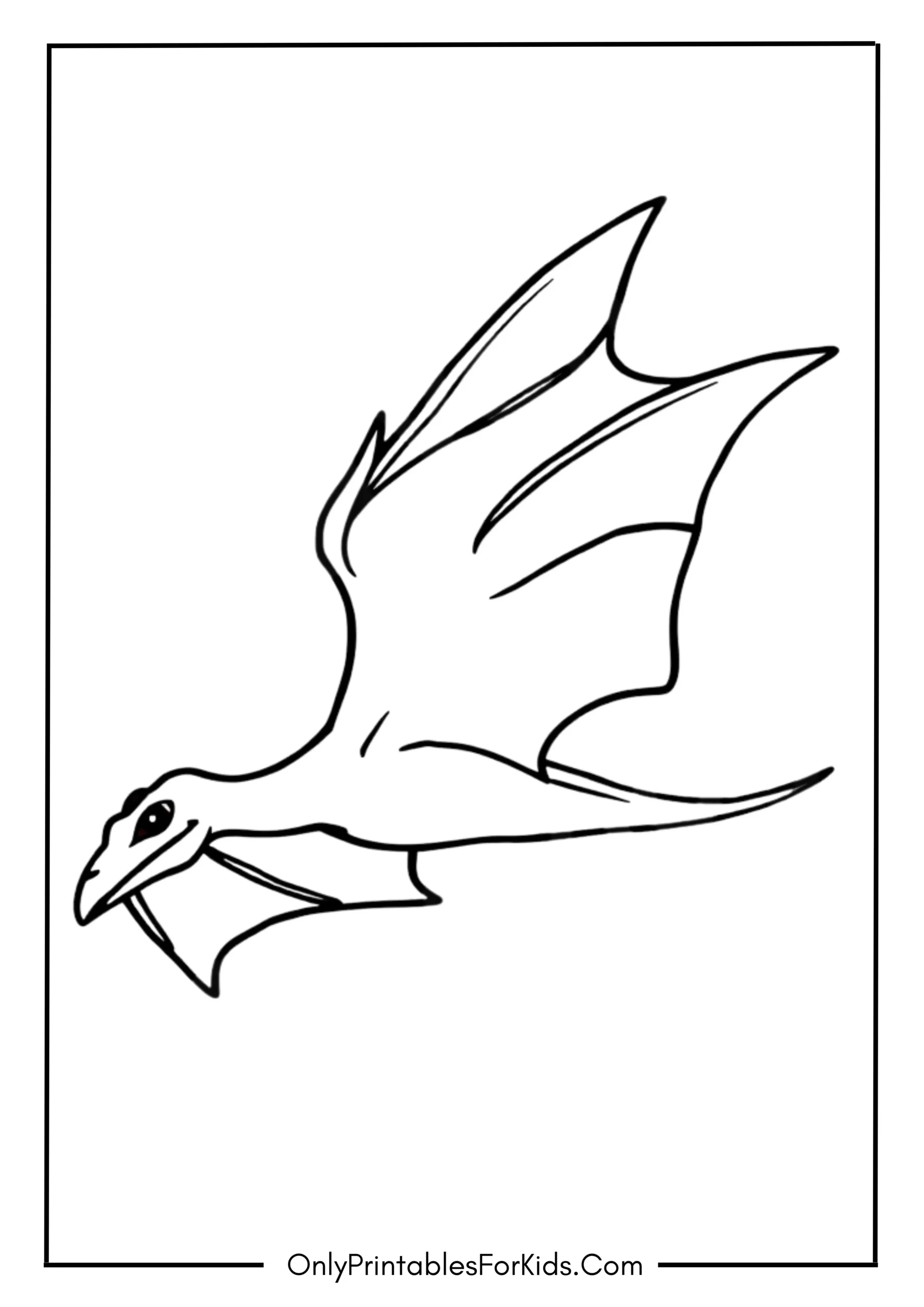 Pterodactyl Coloring Page