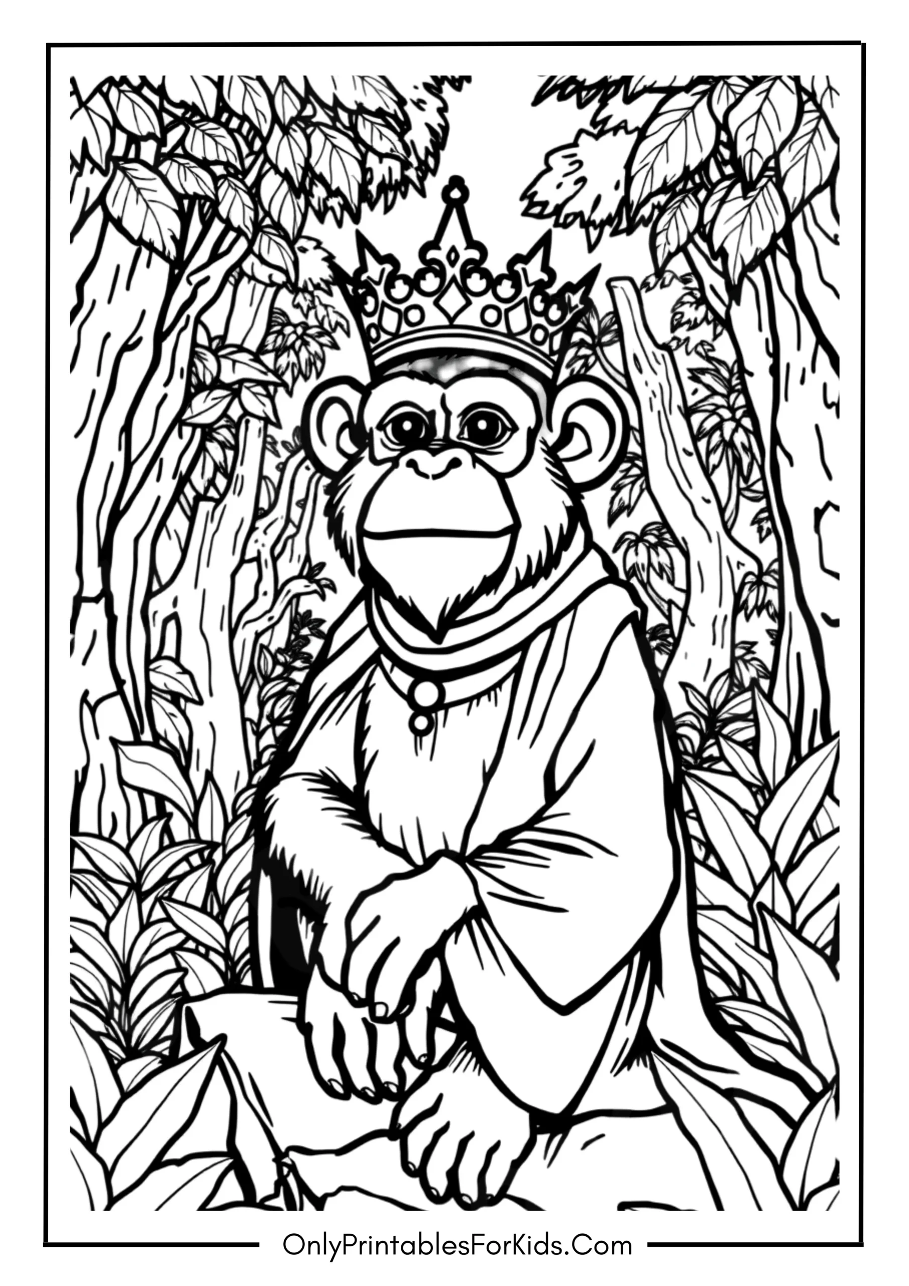 Royal Monkey Overlooking His Kingdom