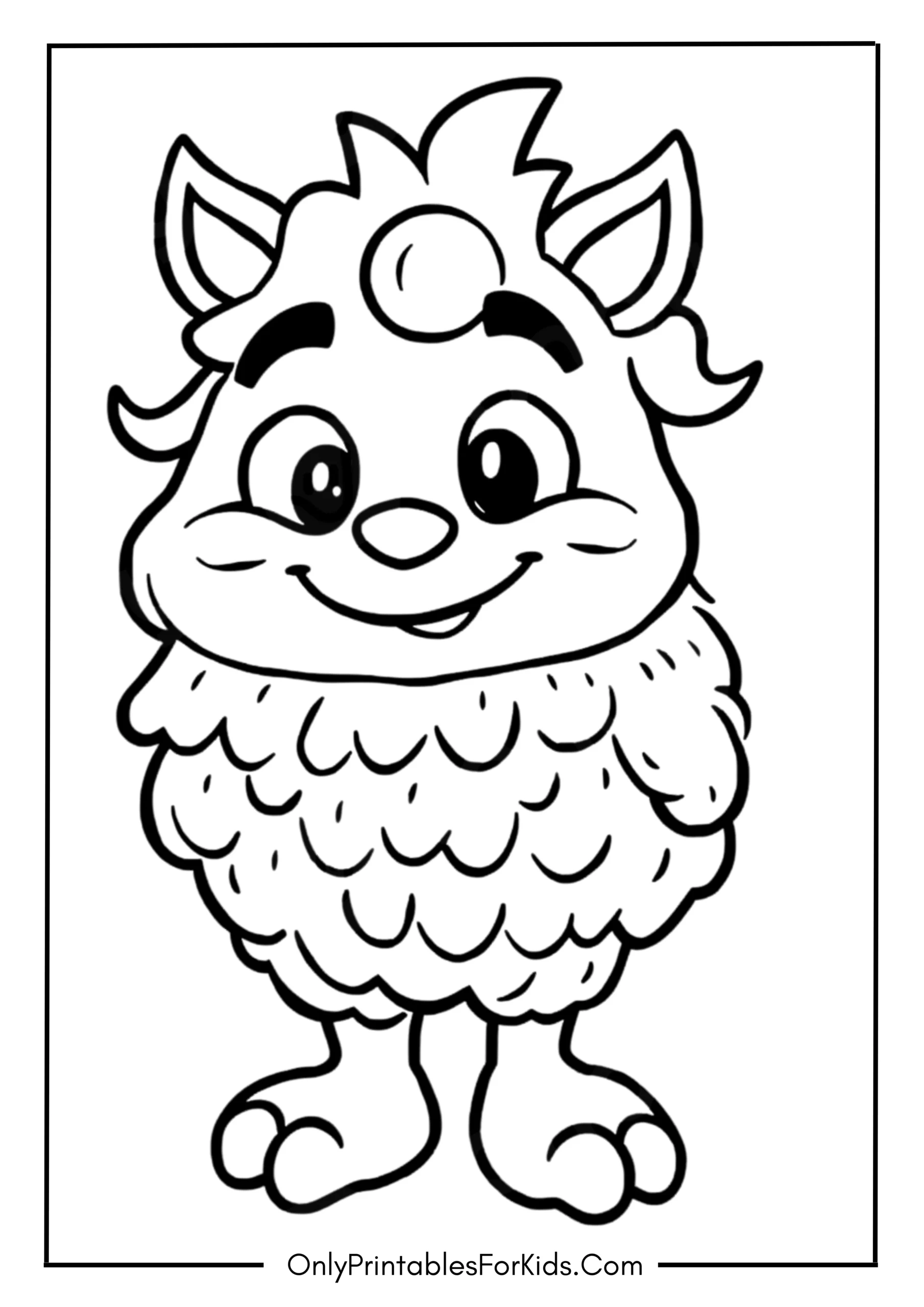 Scrump Coloring Page