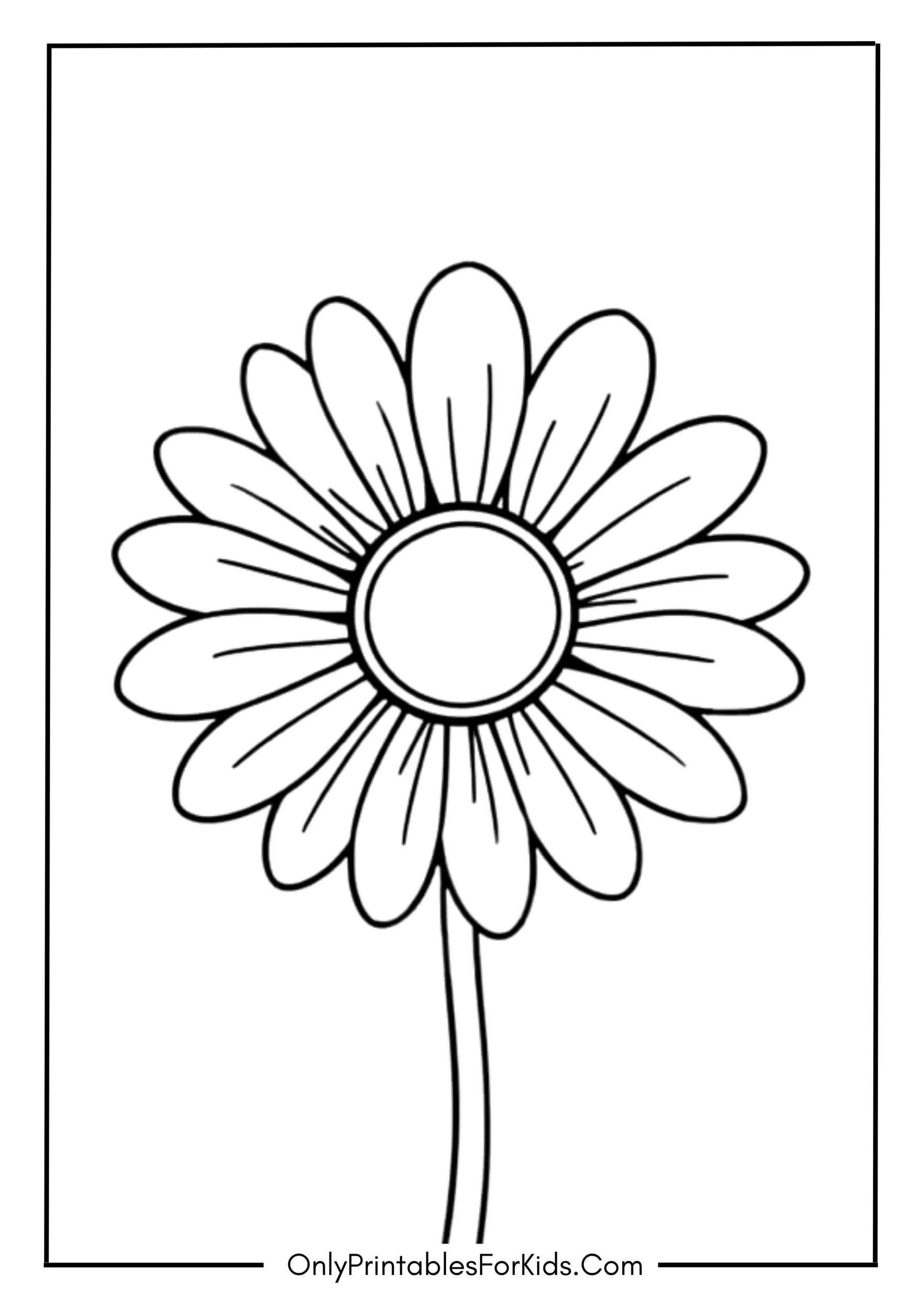 Simple Daisy Outline