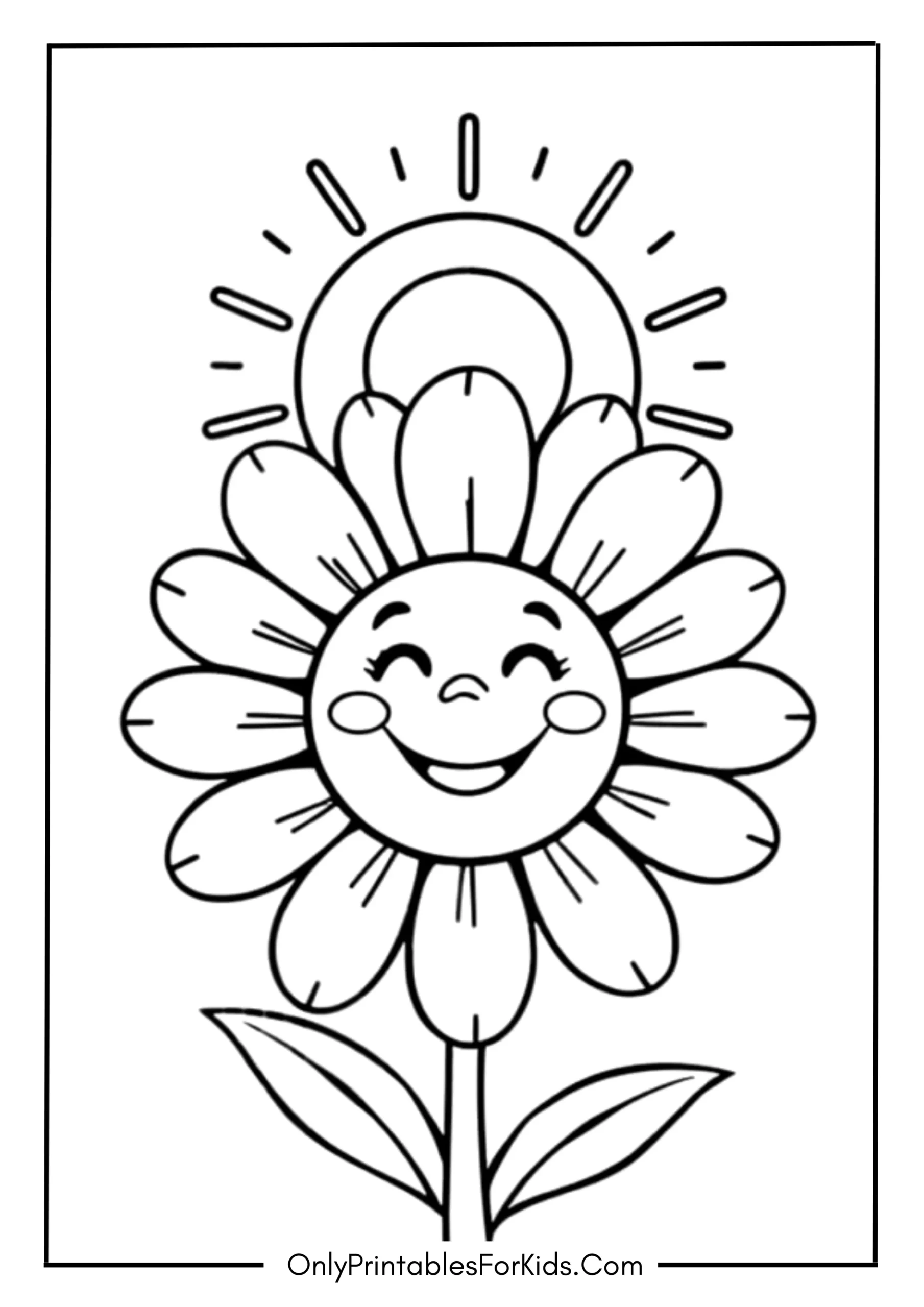 Smiling Daisy with Sunshine