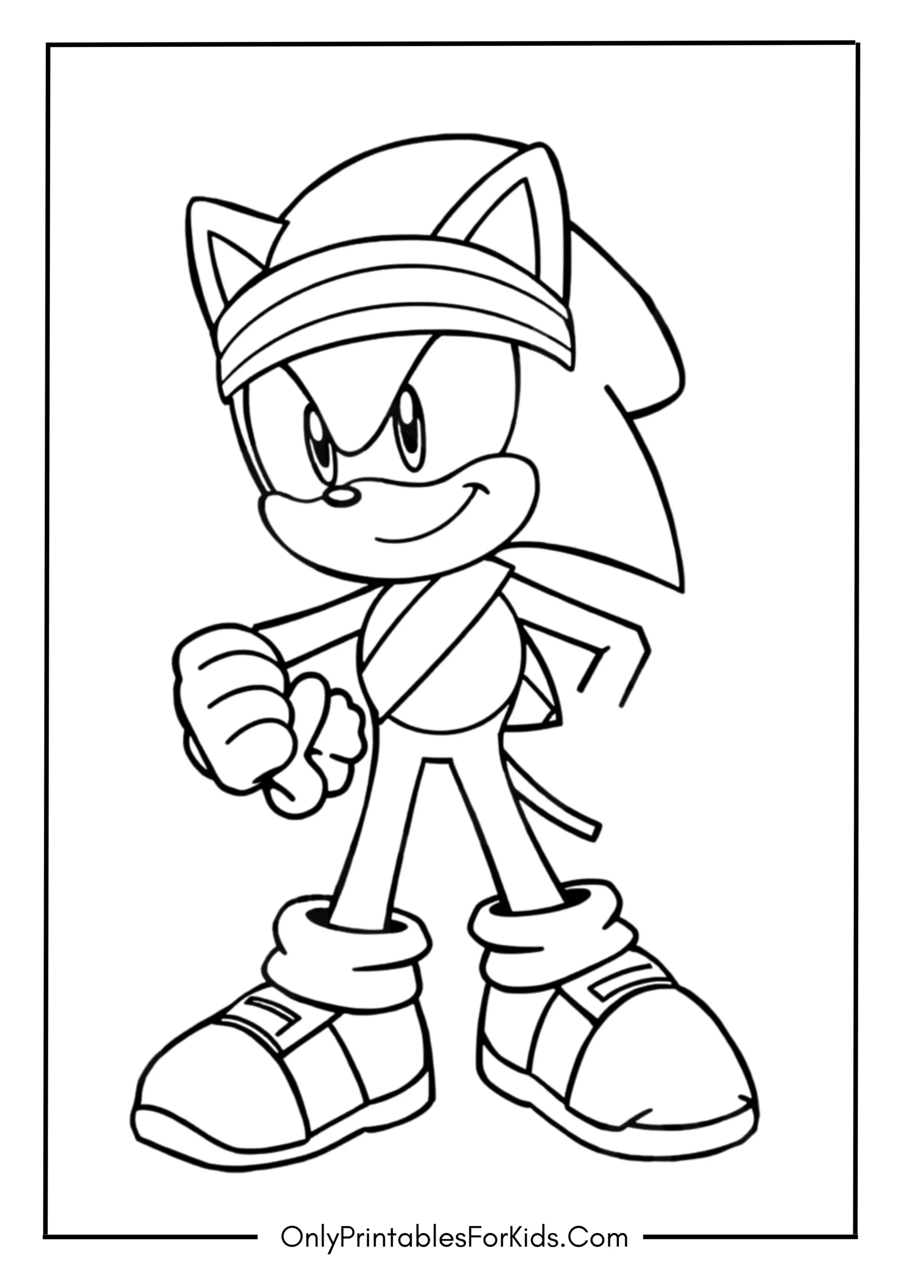 Sonic Boom Coloring Page