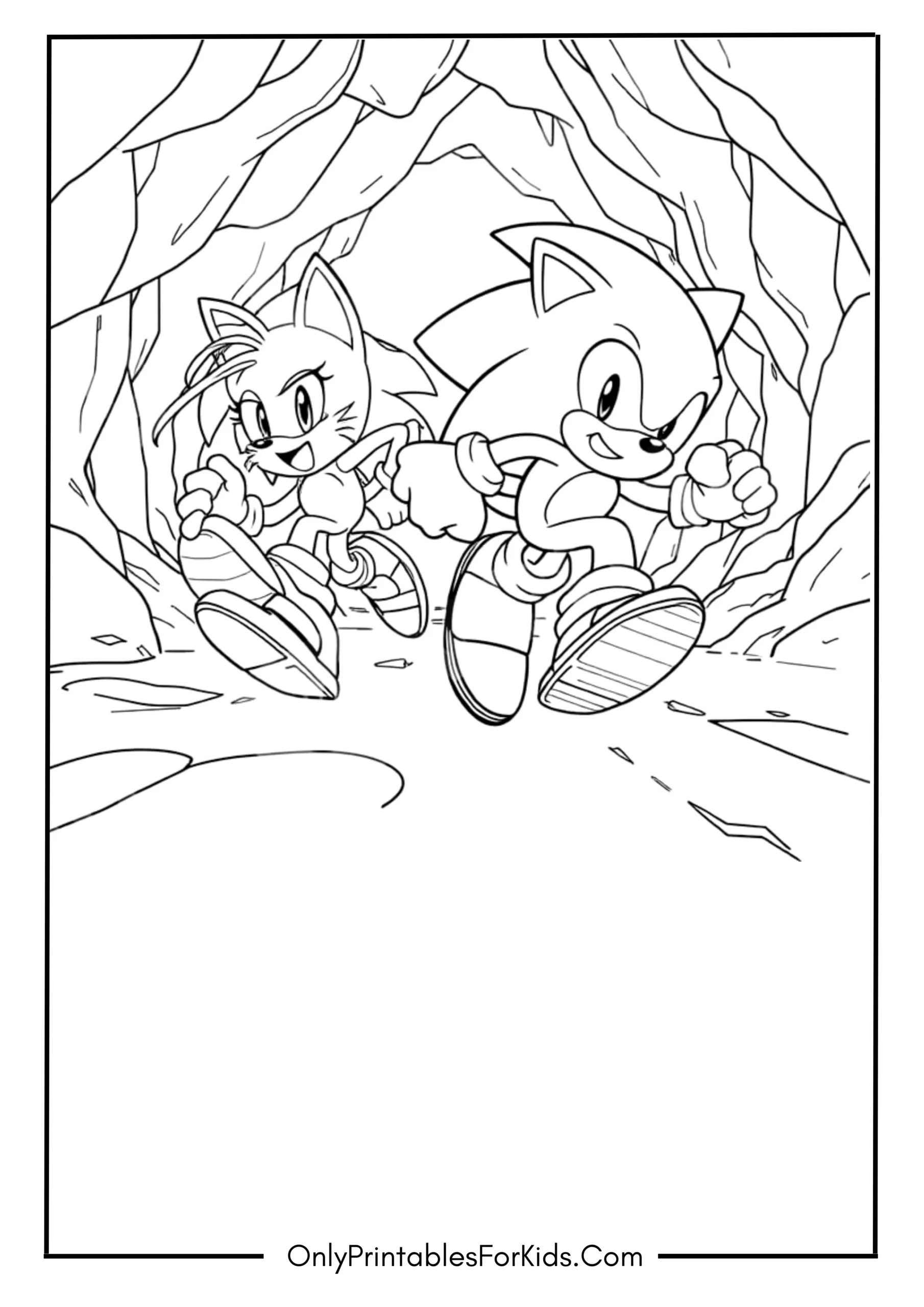 Sonic Racing Tails in Mystic Cave