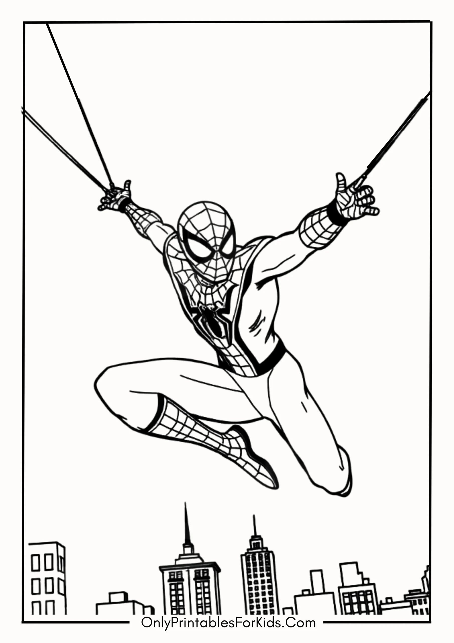 Spider-Man Homecoming Coloring Page
