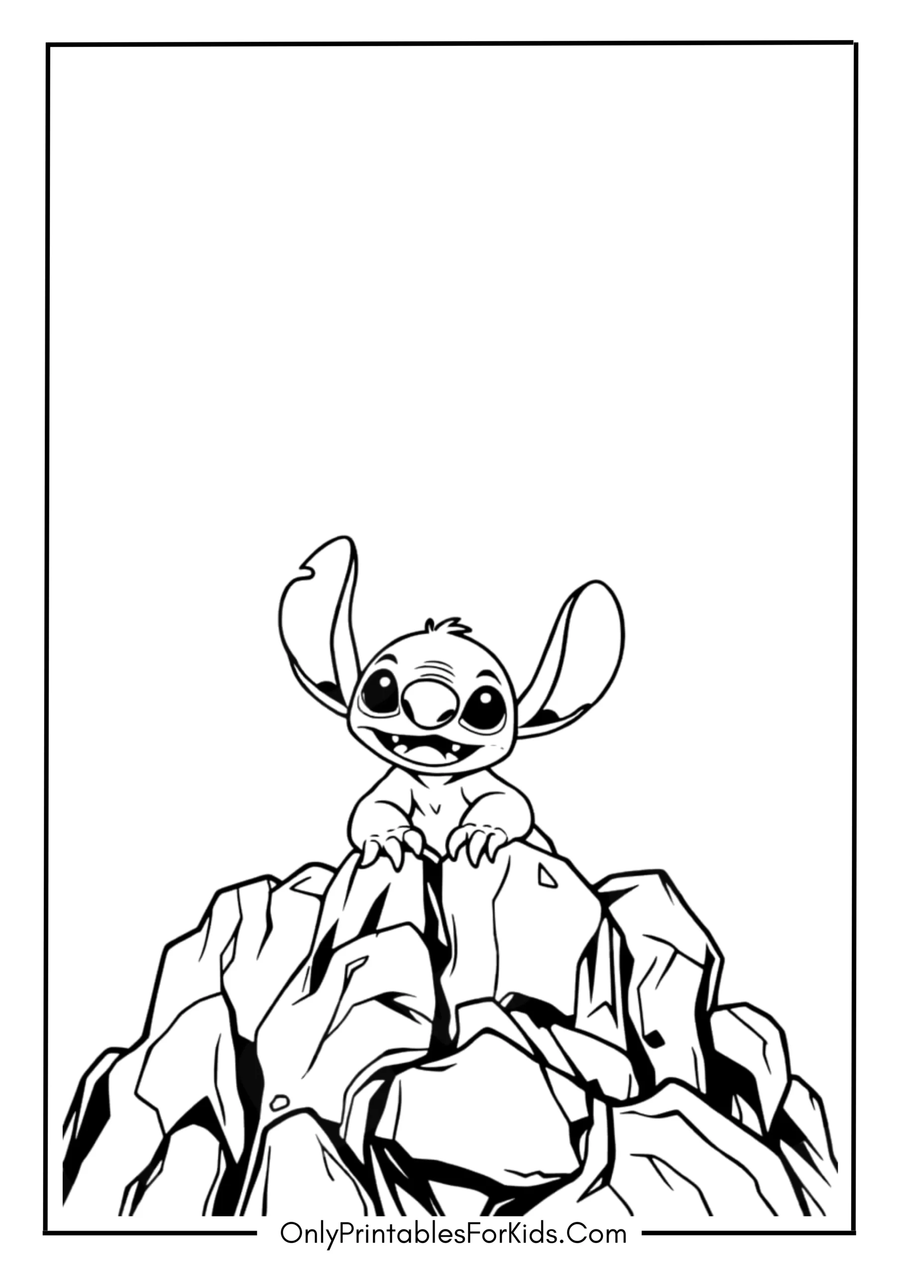 Stitch Climbing Rocks