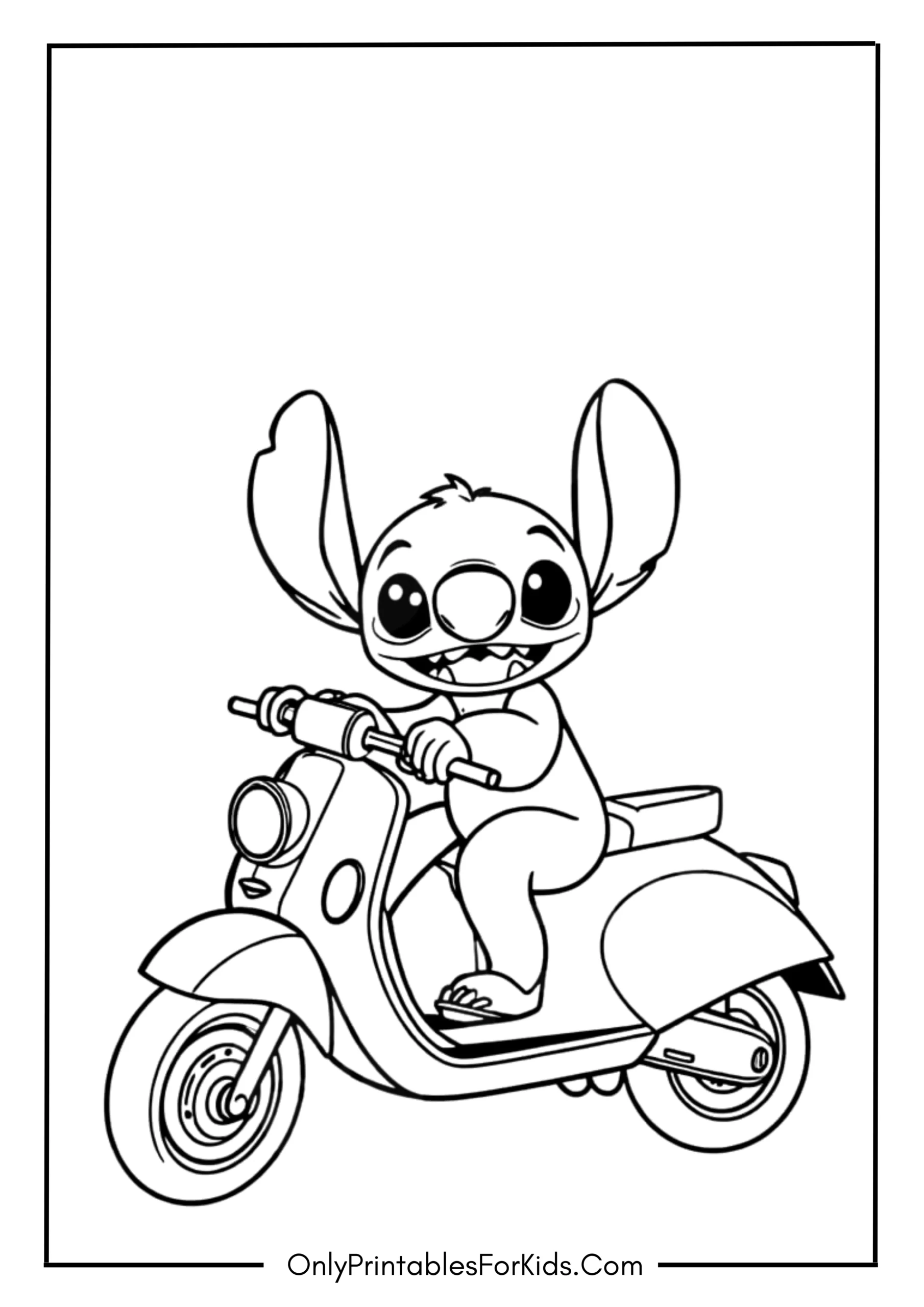 Stitch’s Scooter Ride
