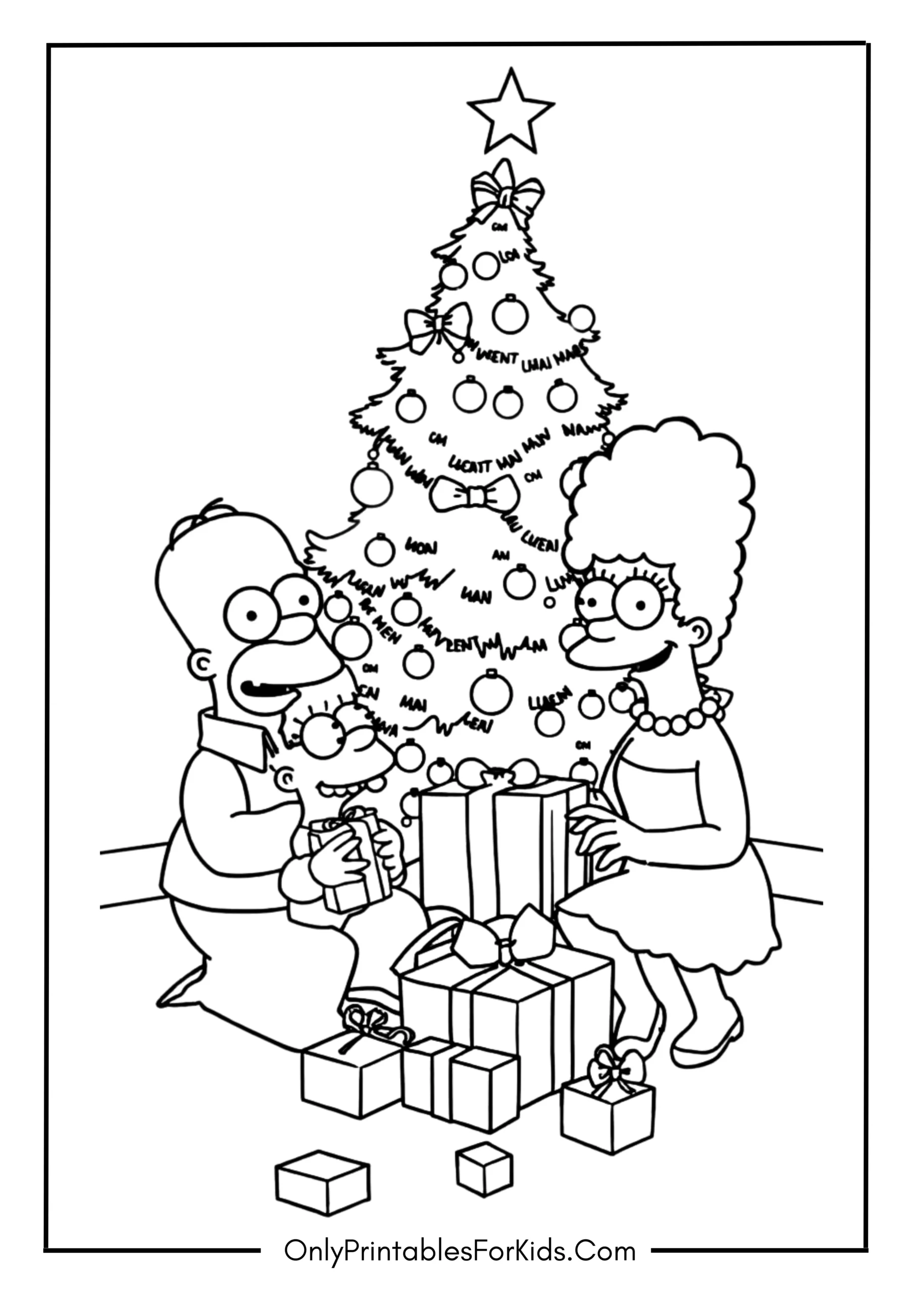 The Simpsons’ Christmas with Gifts