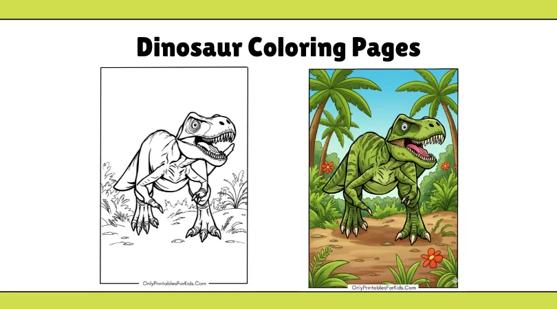 Dinosaur Coloring Pages