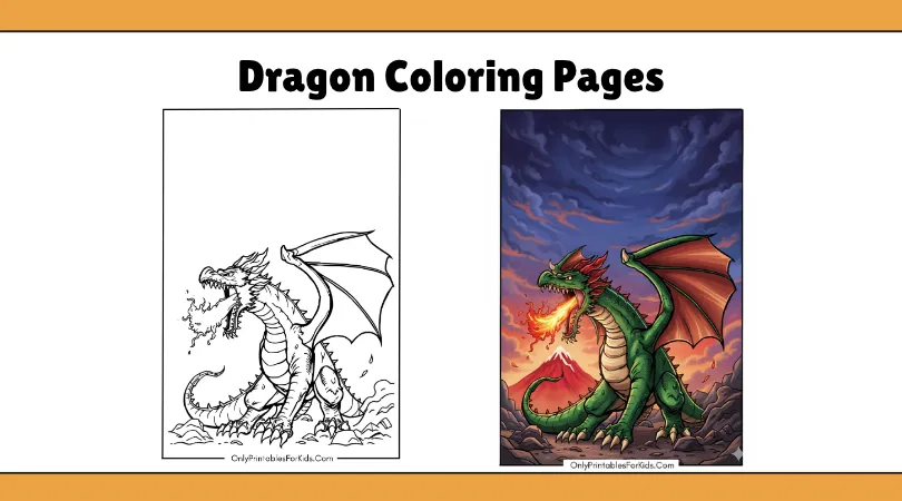 Dragon Coloring Pages