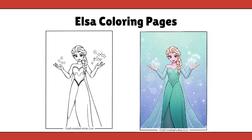 Elsa Coloring Pages