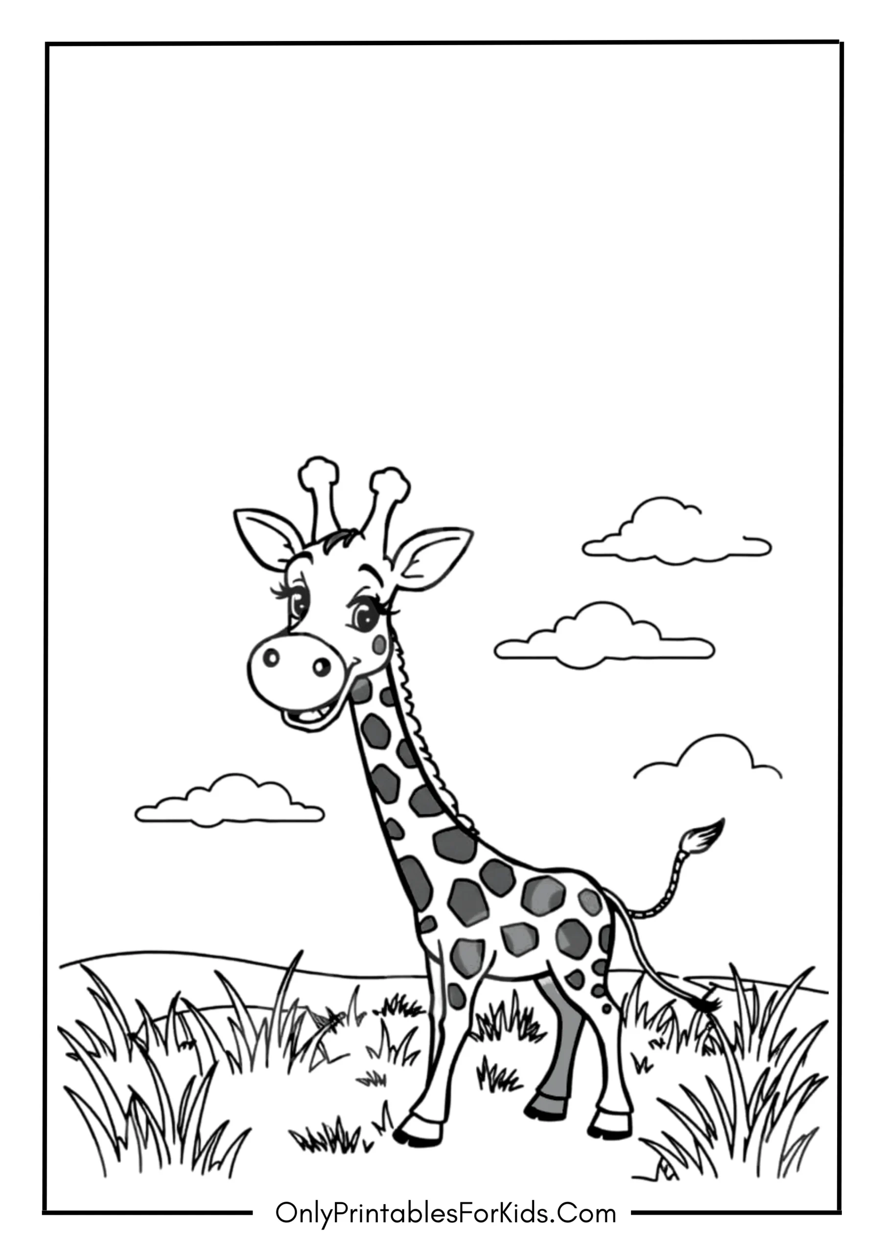 Geoffrey the Giraffe Having Fun