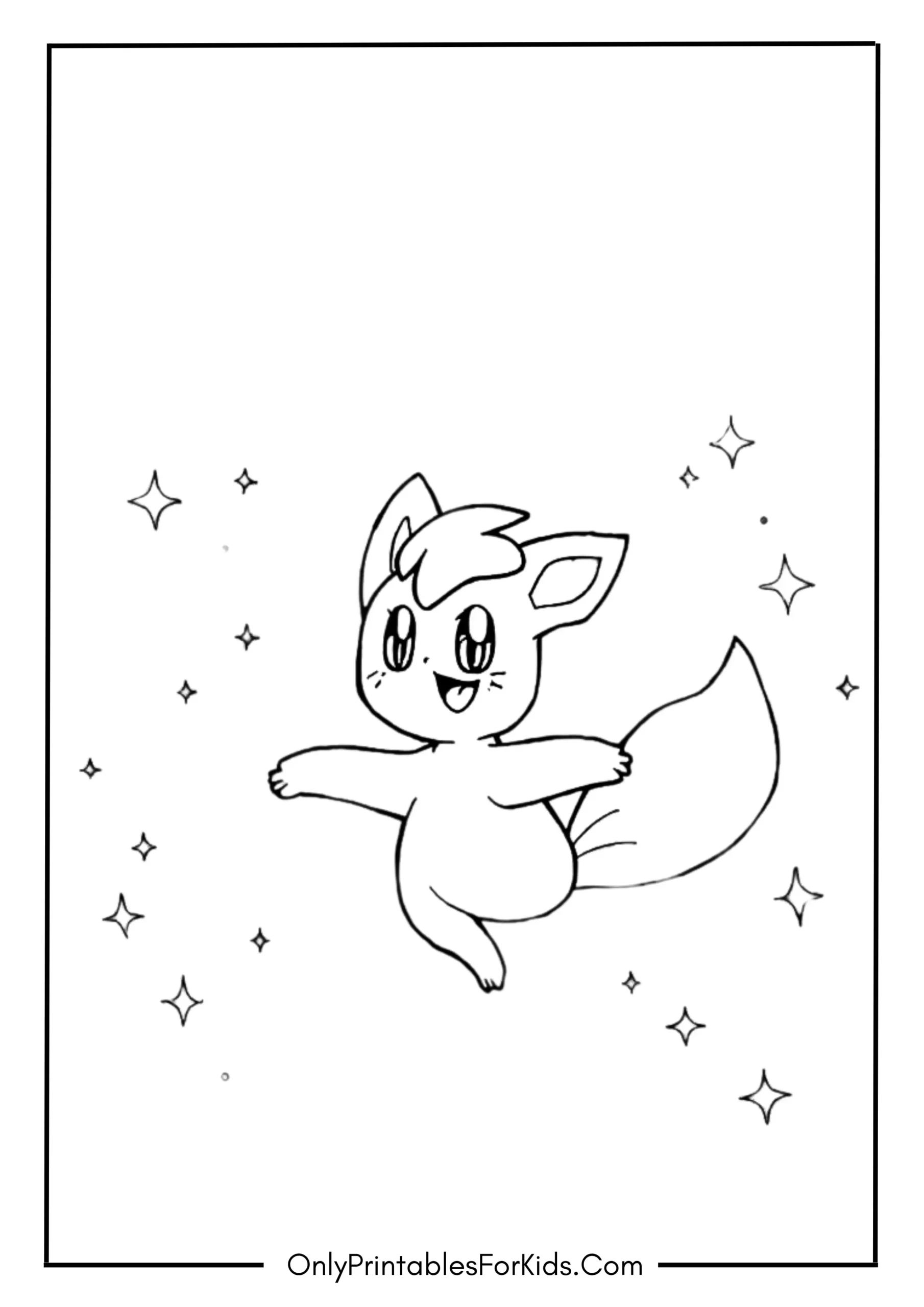 Mew Pokémon Coloring Page