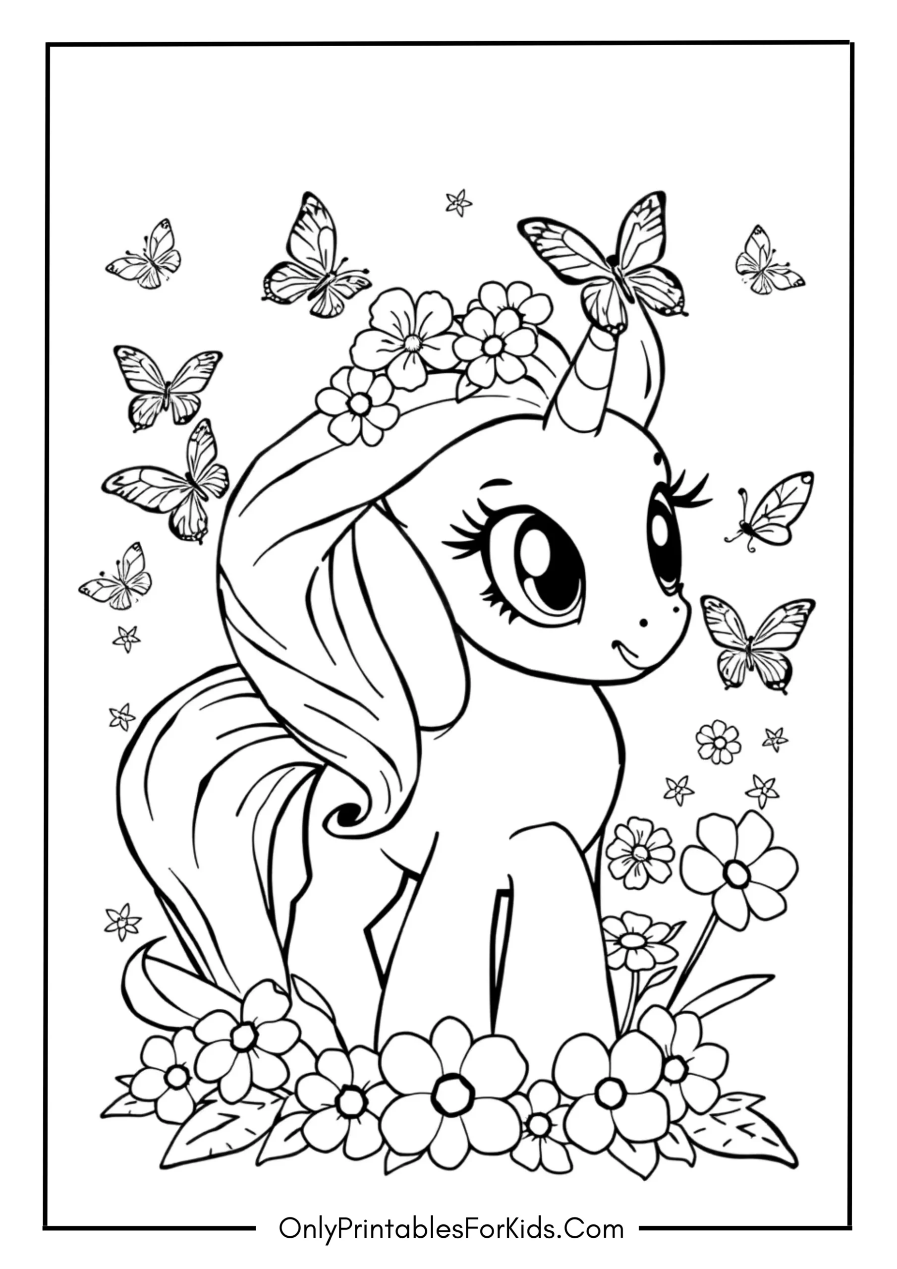 My Little Pony Coloring Page Fluttershy