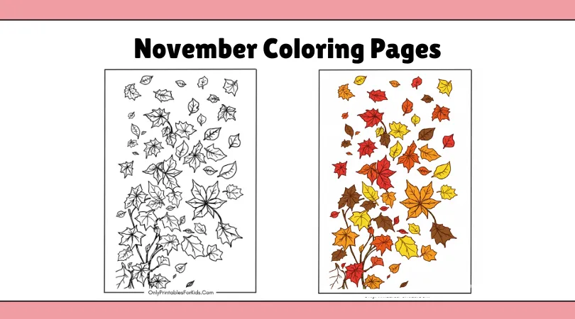 November Coloring Pages