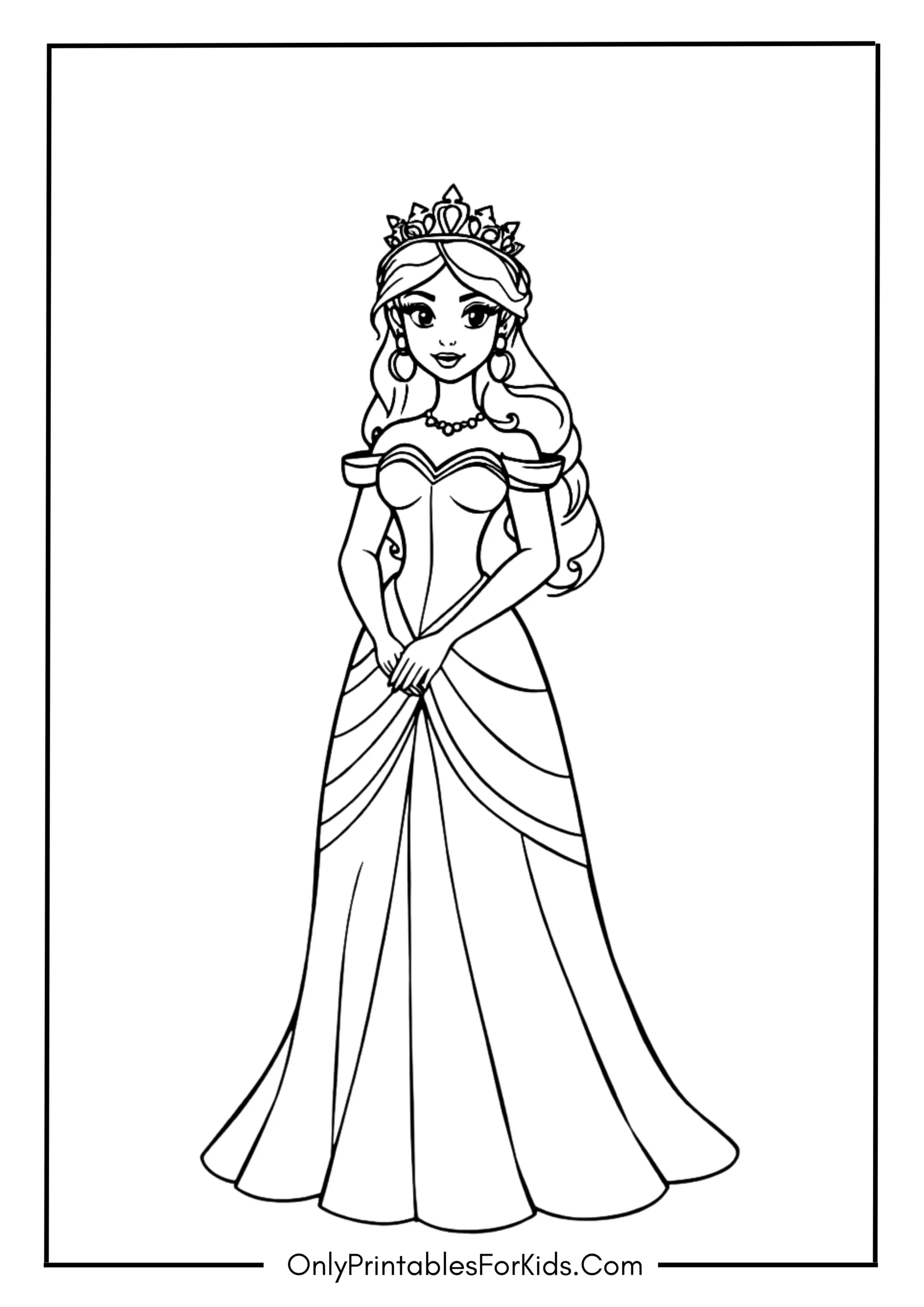 Princess Fiona in Her Beautiful Dress