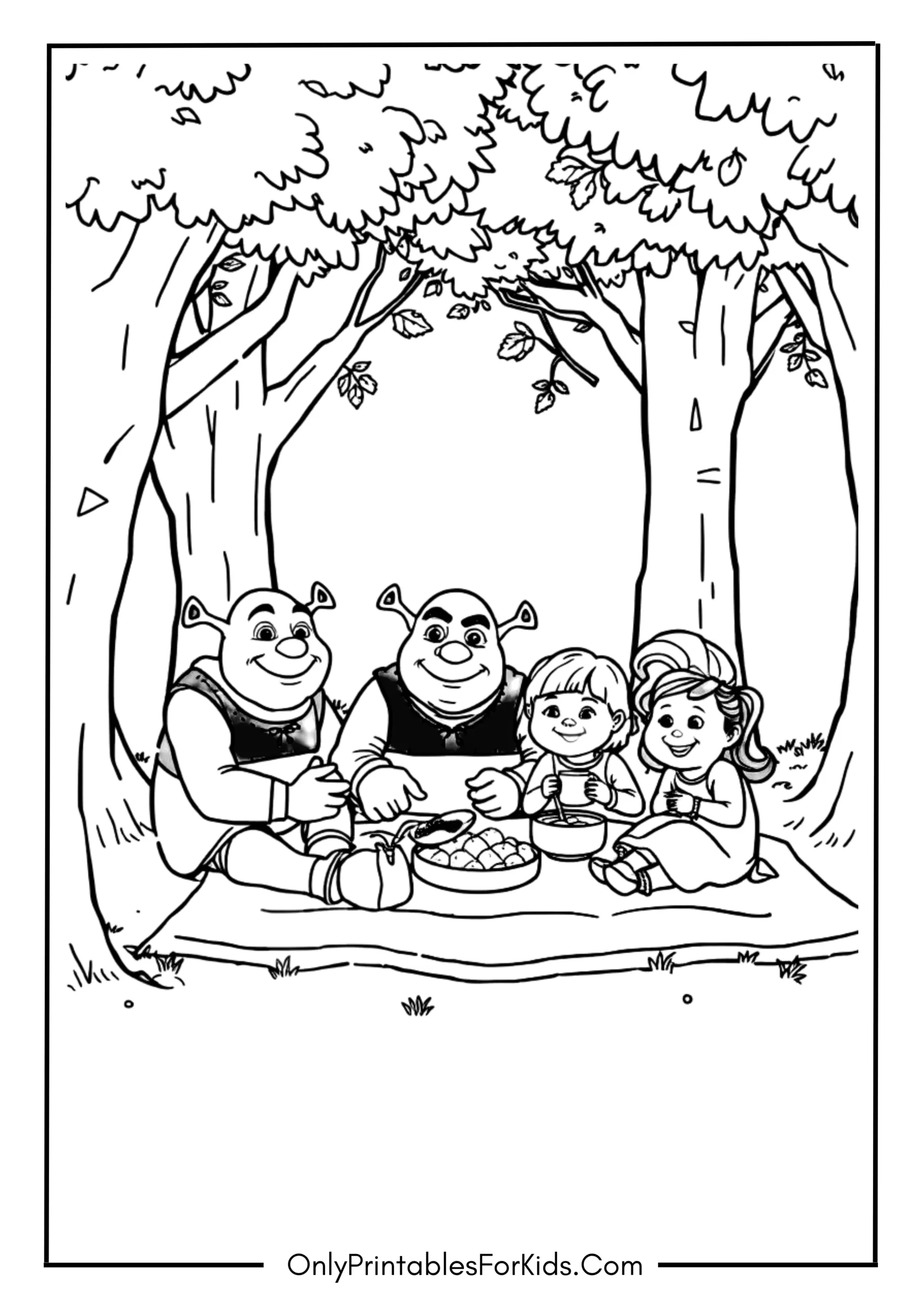 Shrek Family Picnic