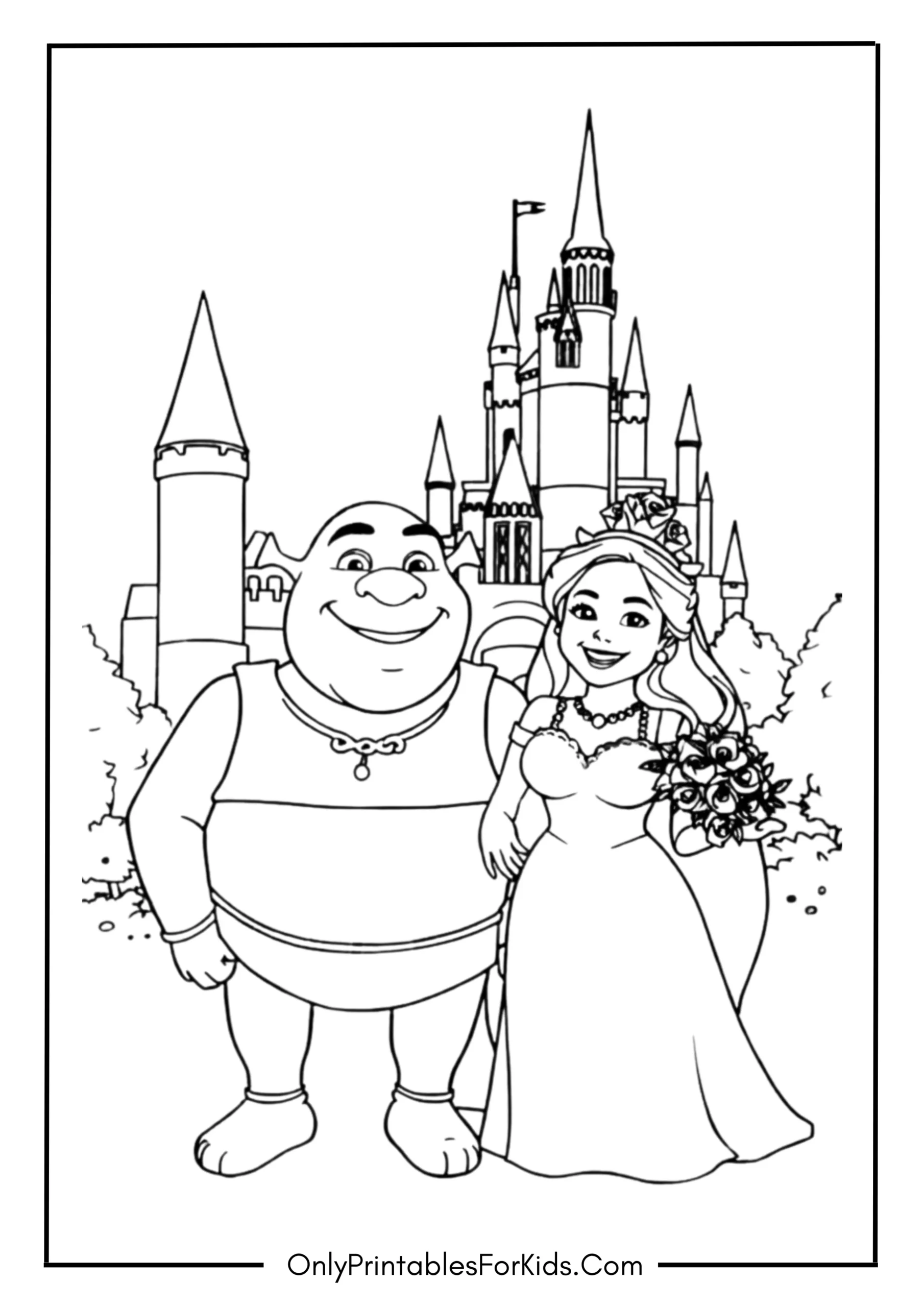 Shrek and Fiona Wedding Day