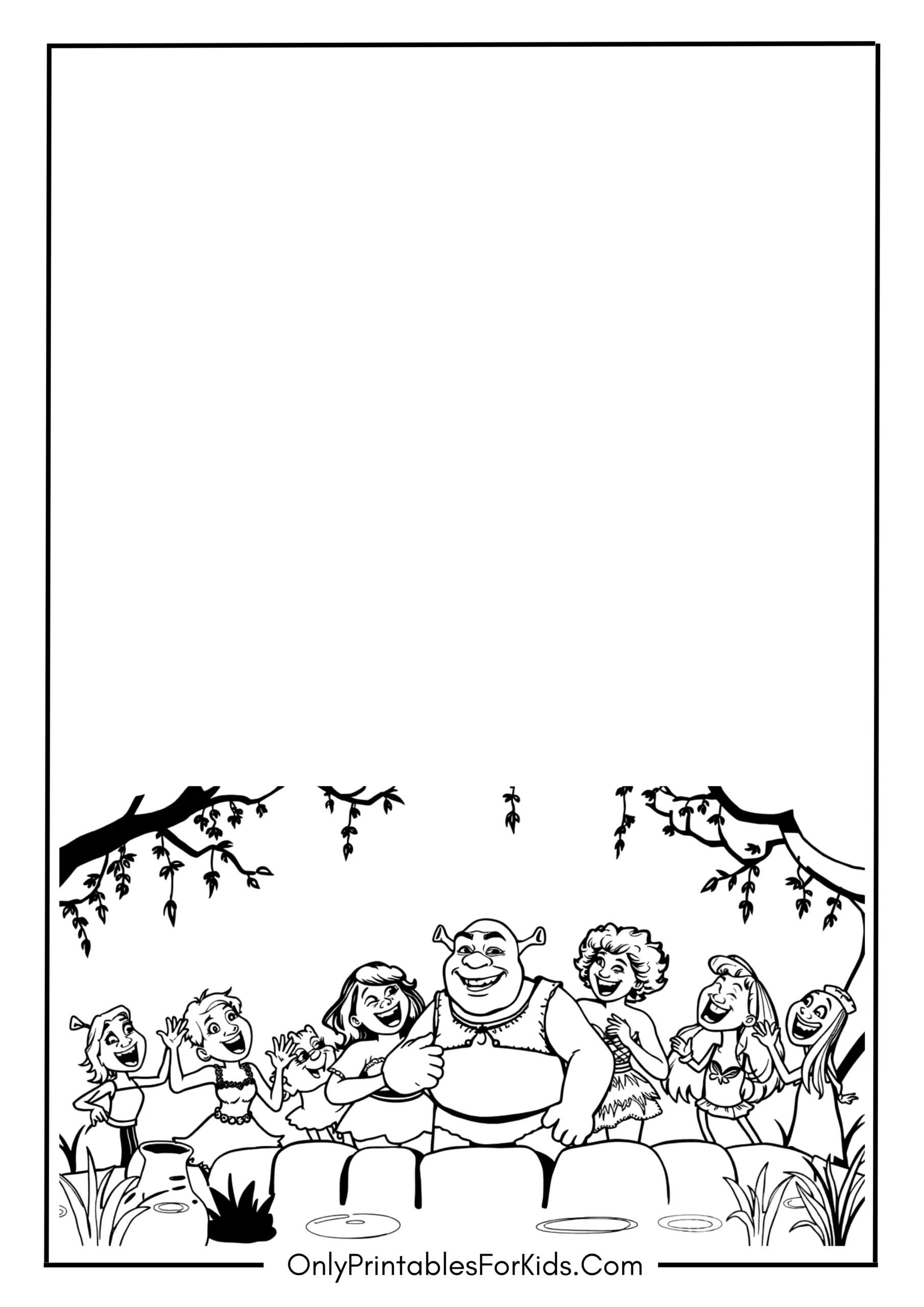 Shrek and Friends at the Swamp Party