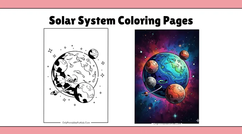 Solar System Coloring Pages