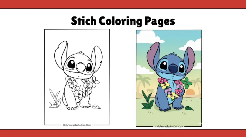 Stich Coloring Pages