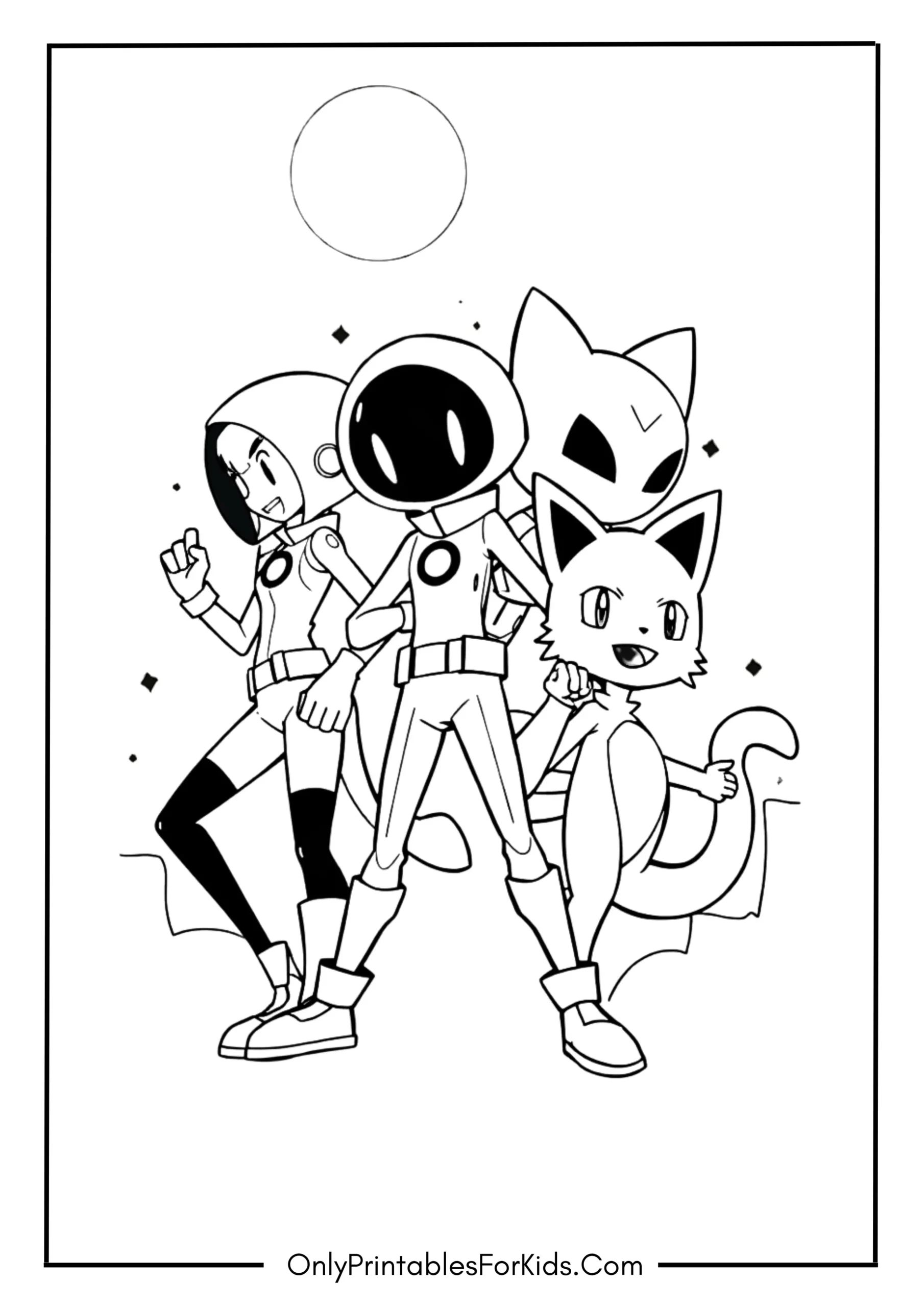 Team Rocket Jessie, James, and Meowth