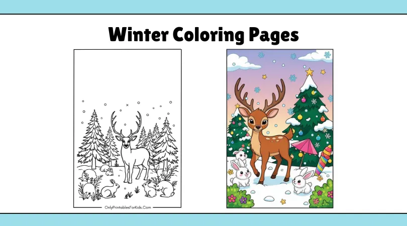 Winter Coloring Pages